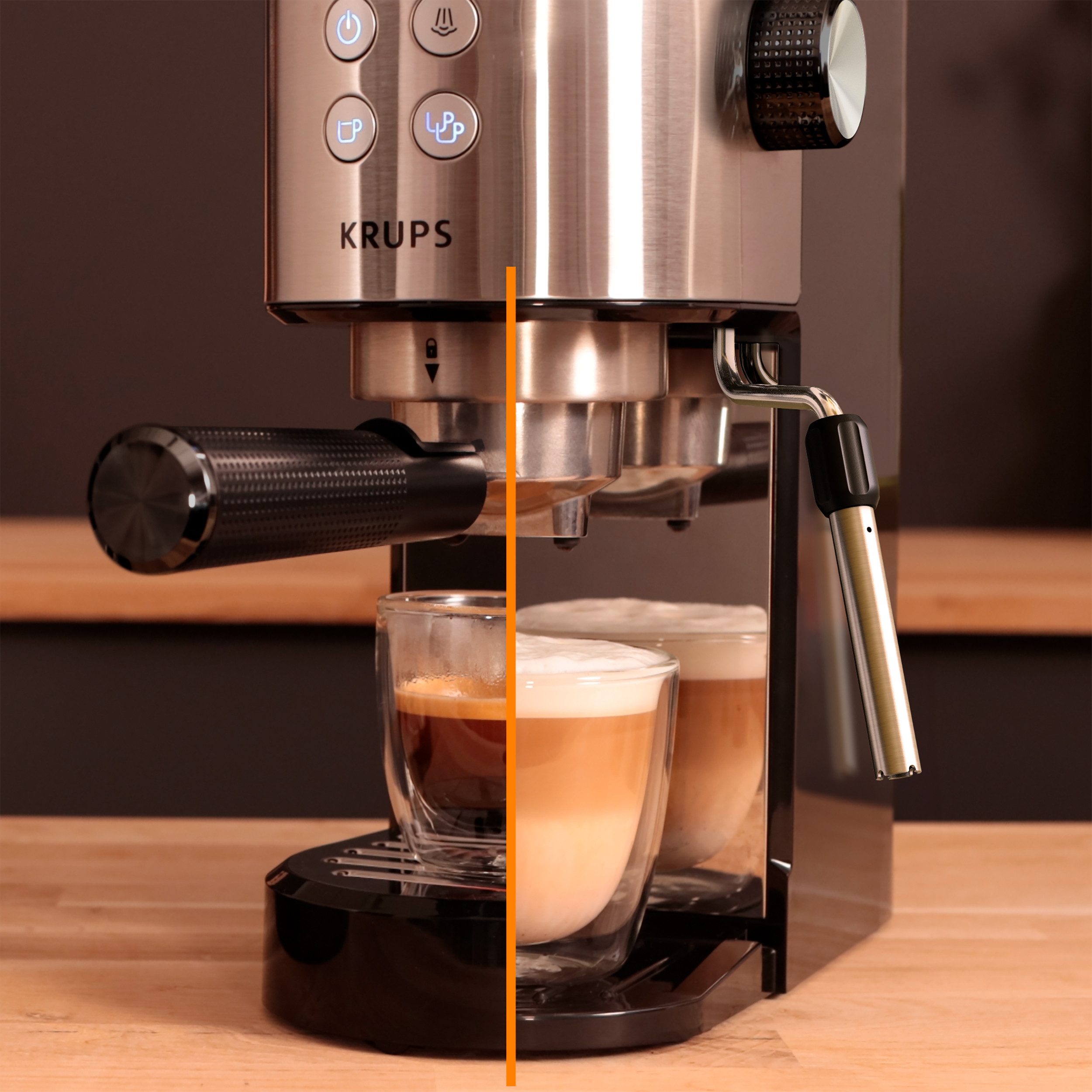 Krups Espressomachine XP4418 Virtuoso Essential, Siebträger
