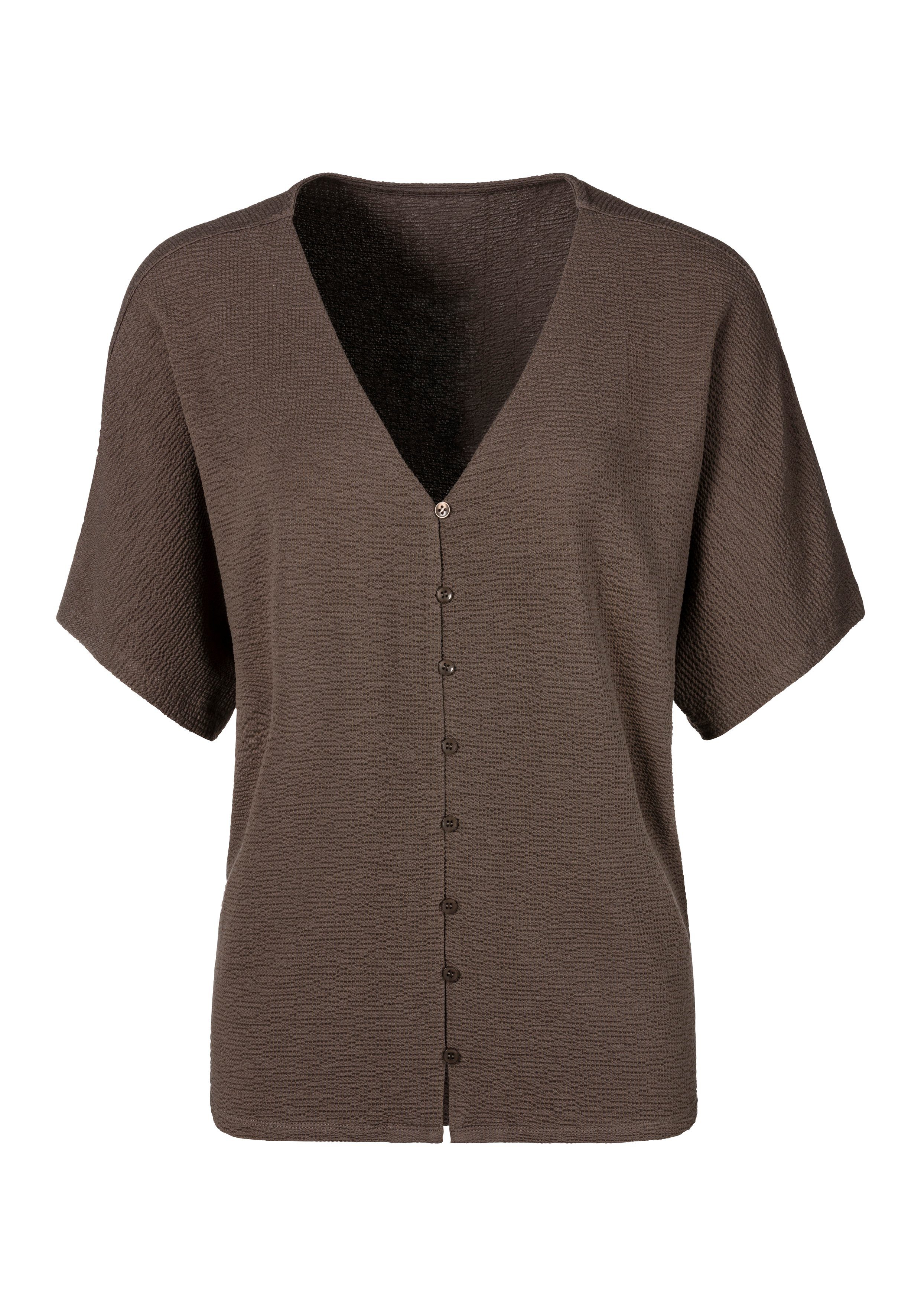 Lascana T-shirt van gestructureerd materiaal