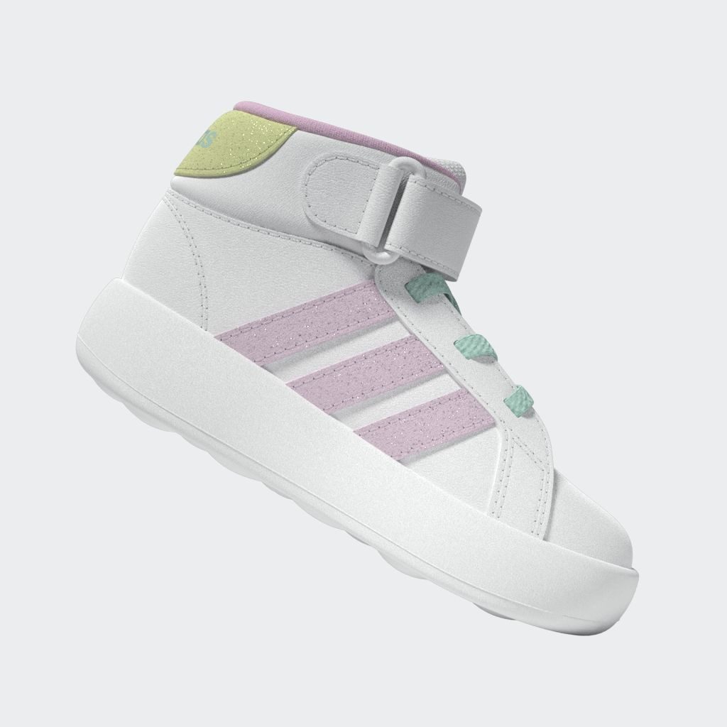 adidas Sportswear Sneakers GRAND COURT MID KIDS Design geïnspireerd op de adidas Superstar, voor kinderen