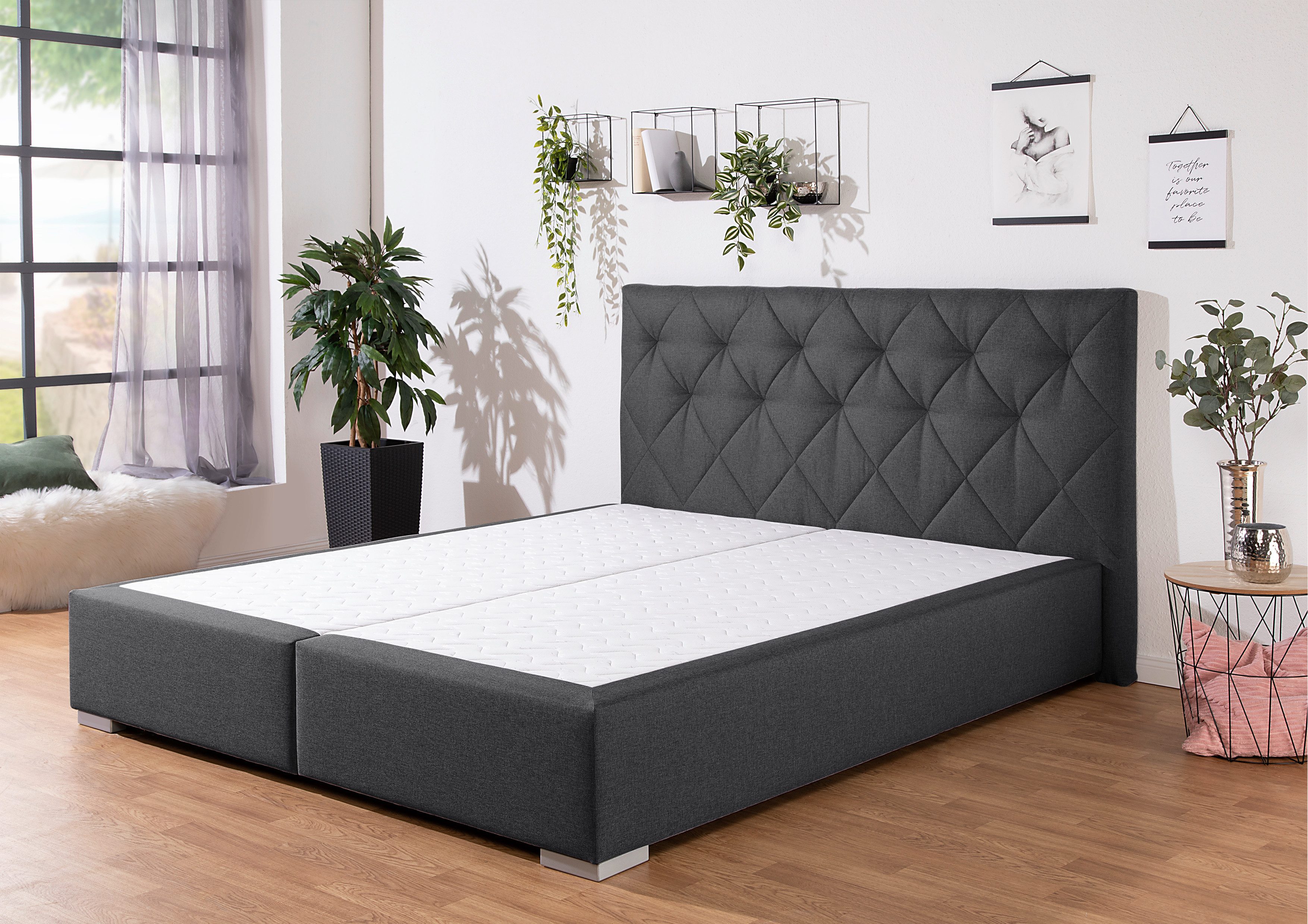 INOSIGN Boxspring Tynan optioneel met bedbox, verkrijgbaar in h2, h3 & h4