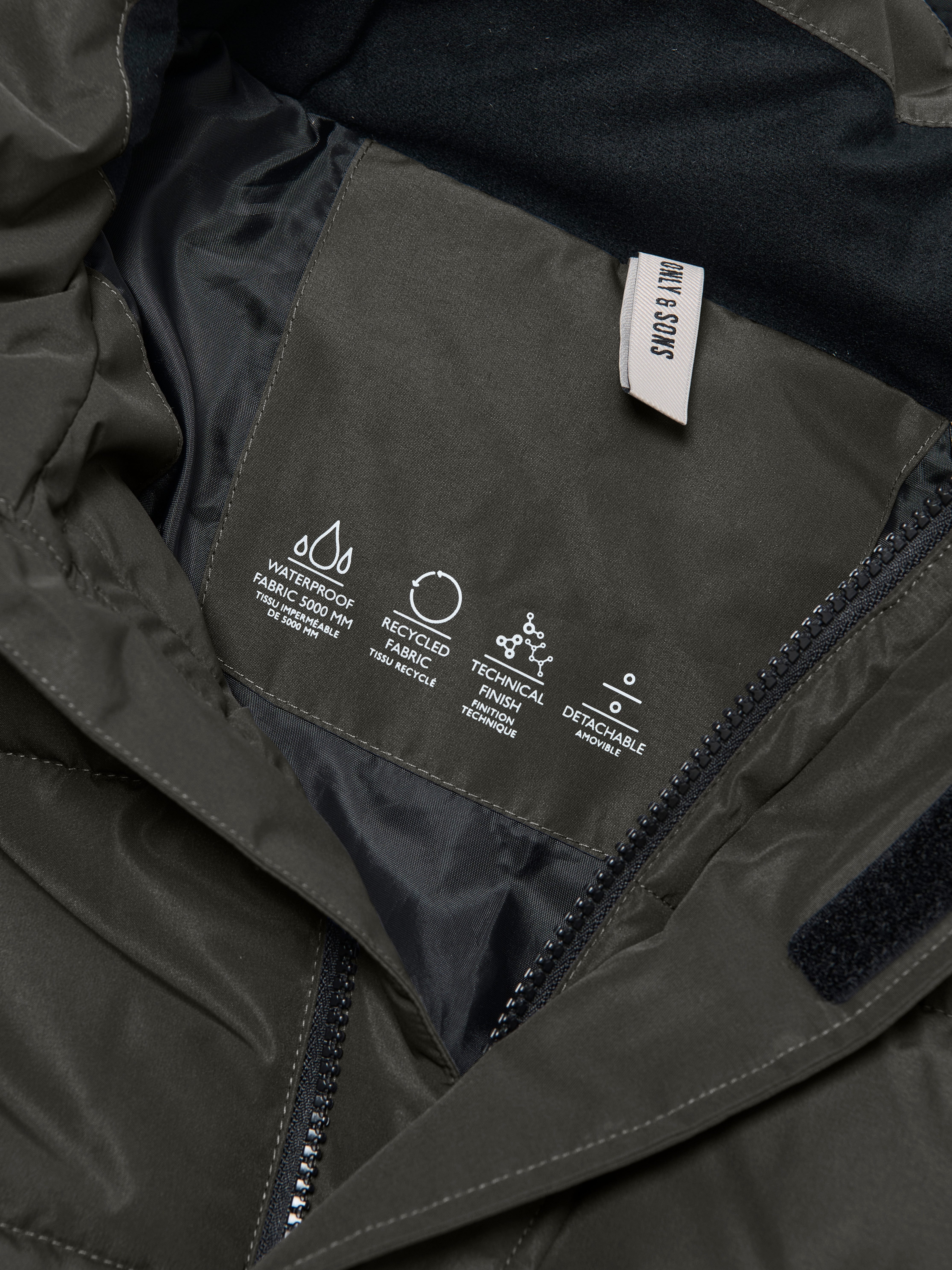 ONLY & SONS Gewatteerde jas ONSCARL LIFE LONG QUILTED COAT NOOS OTW