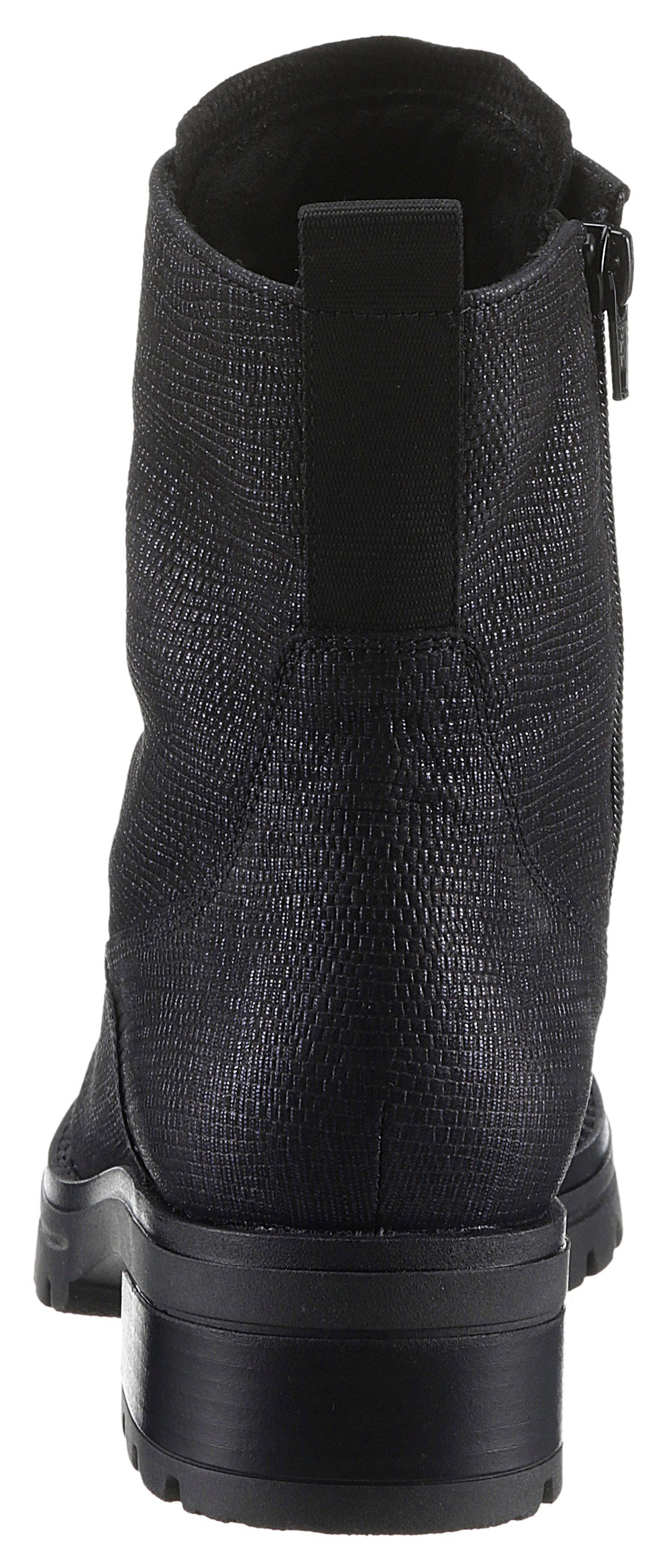 Gabor Veterschoenen Kreta blokhak, veterschoen, comfort schoen in breedte g (= breed)