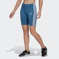 adidas sportswear short essentials 3 strepen korte tight blauw