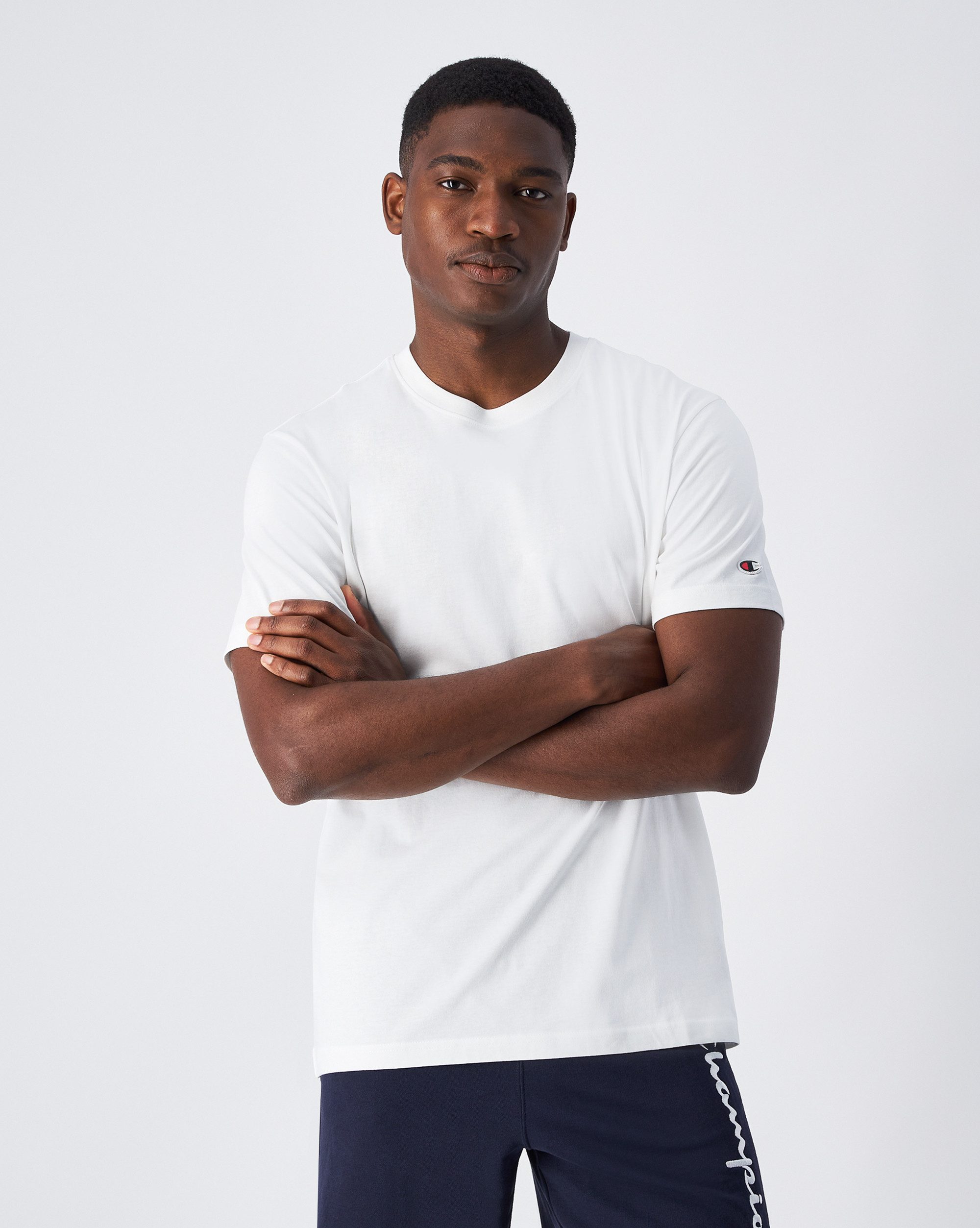 Champion T-shirt 2PACK CREW-NECK Basic shirt, dubbelpack (set, 2-delig, Set)