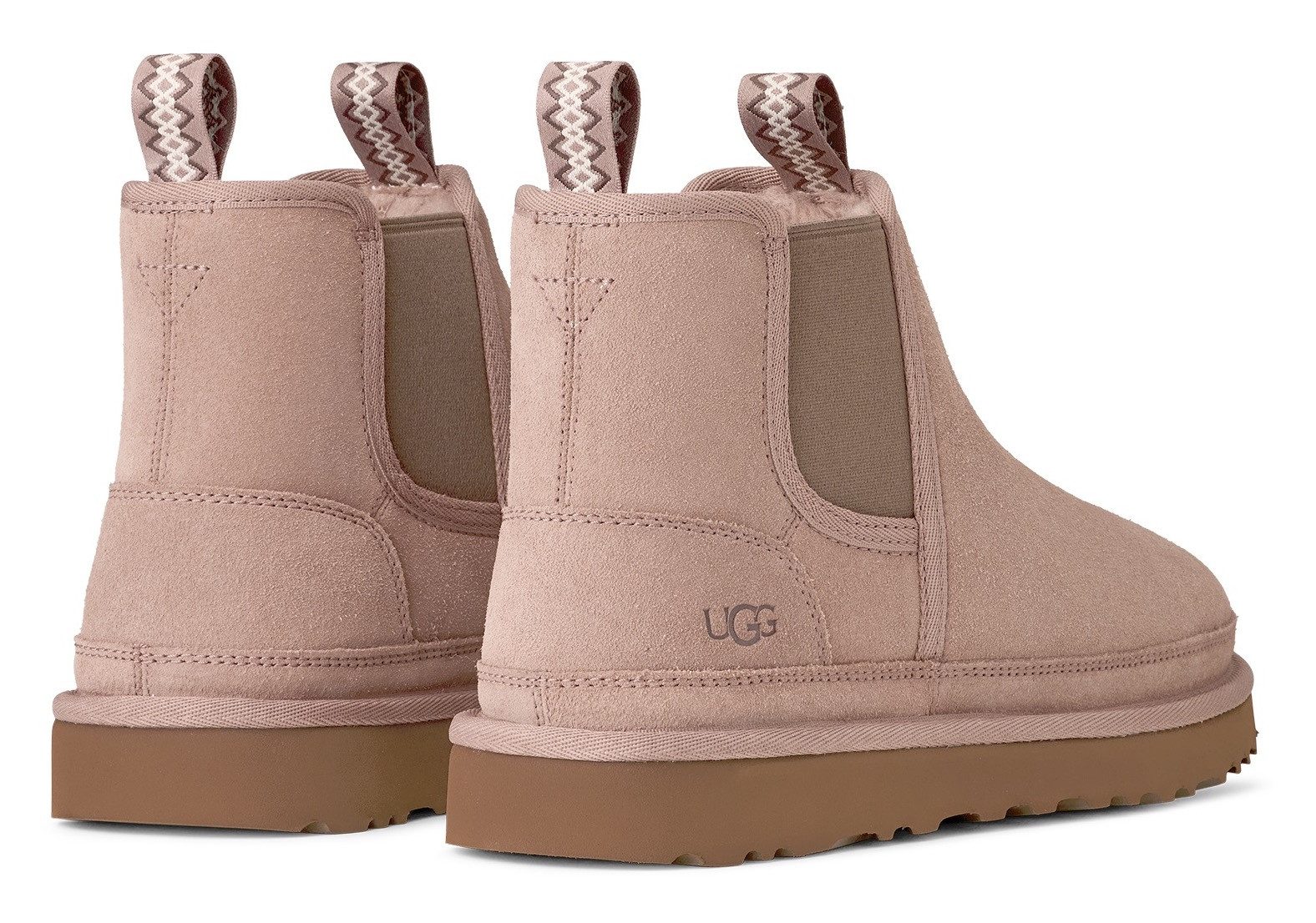 UGG Chelsea-boots Neumel Chelsea chukka, instapboot, winterboot met stretch inzetstukken