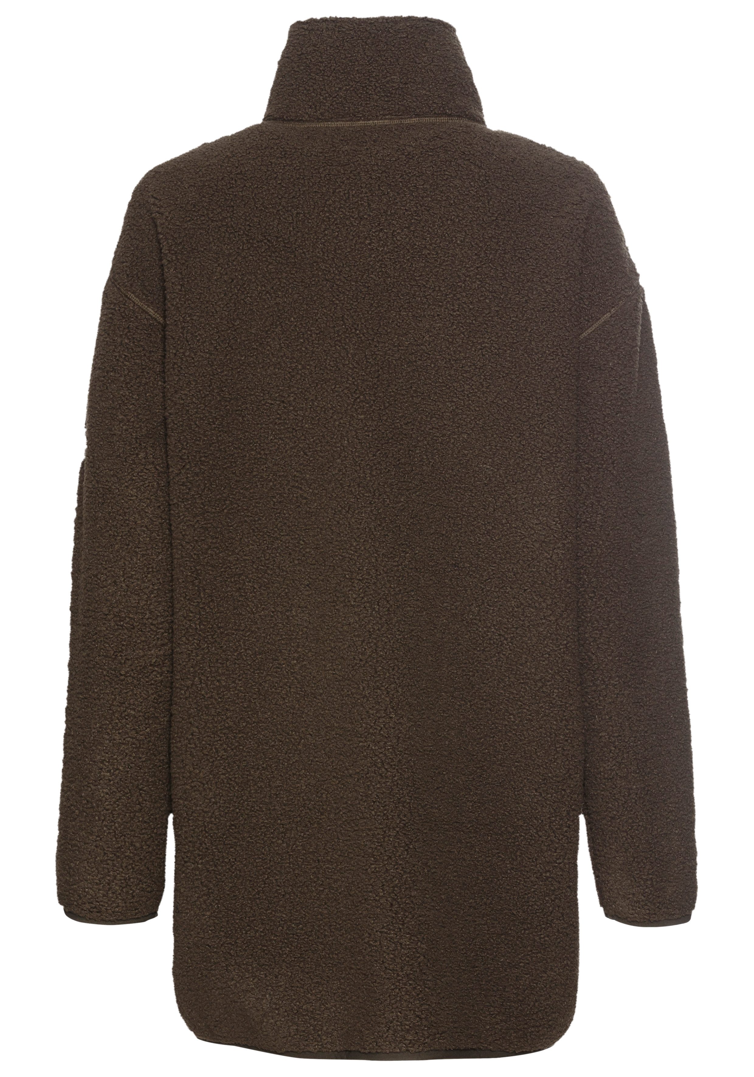 Polarino Fleecejack van fleece, ademend, sneldrogend