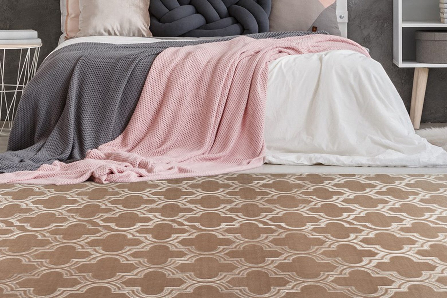 my home Vloerkleed Triana 3d-design, geometrisch & modern design, korte pool, behaaglijk
