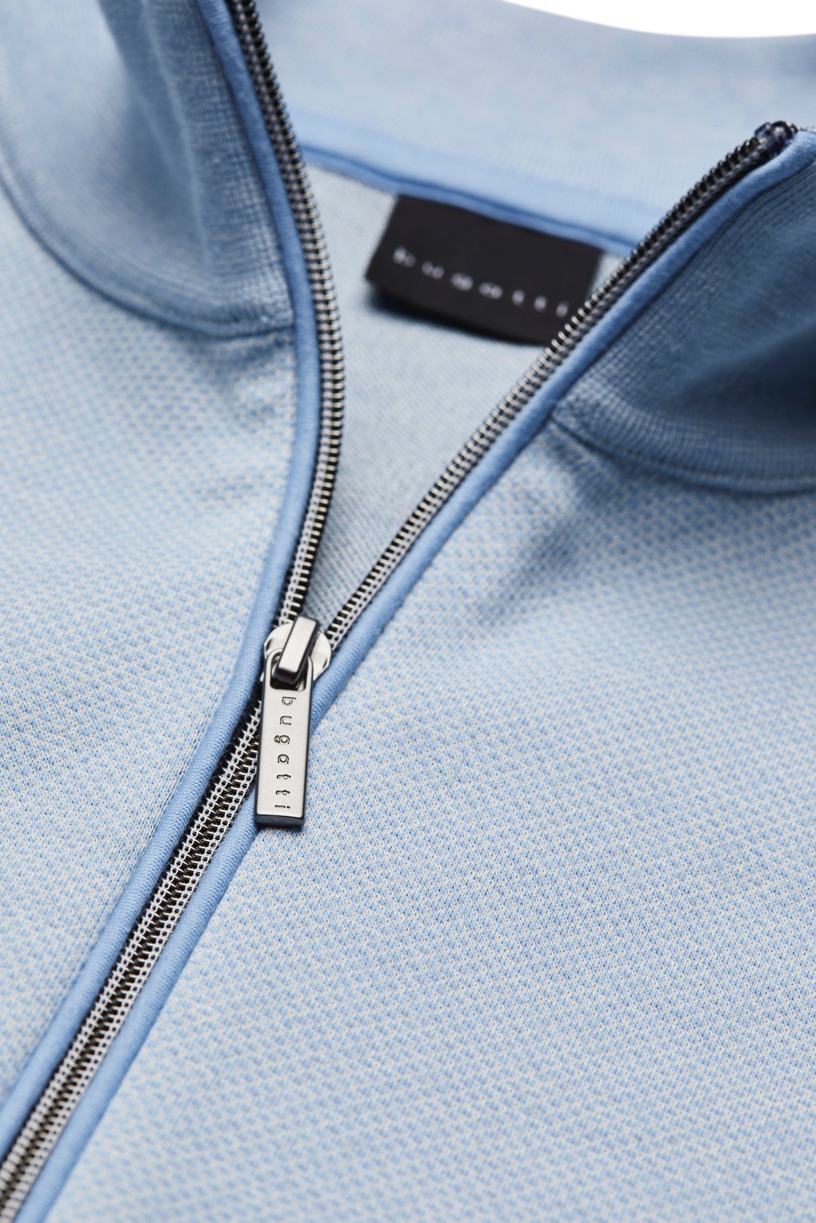 Bugatti Sweatshirt met collegkraag