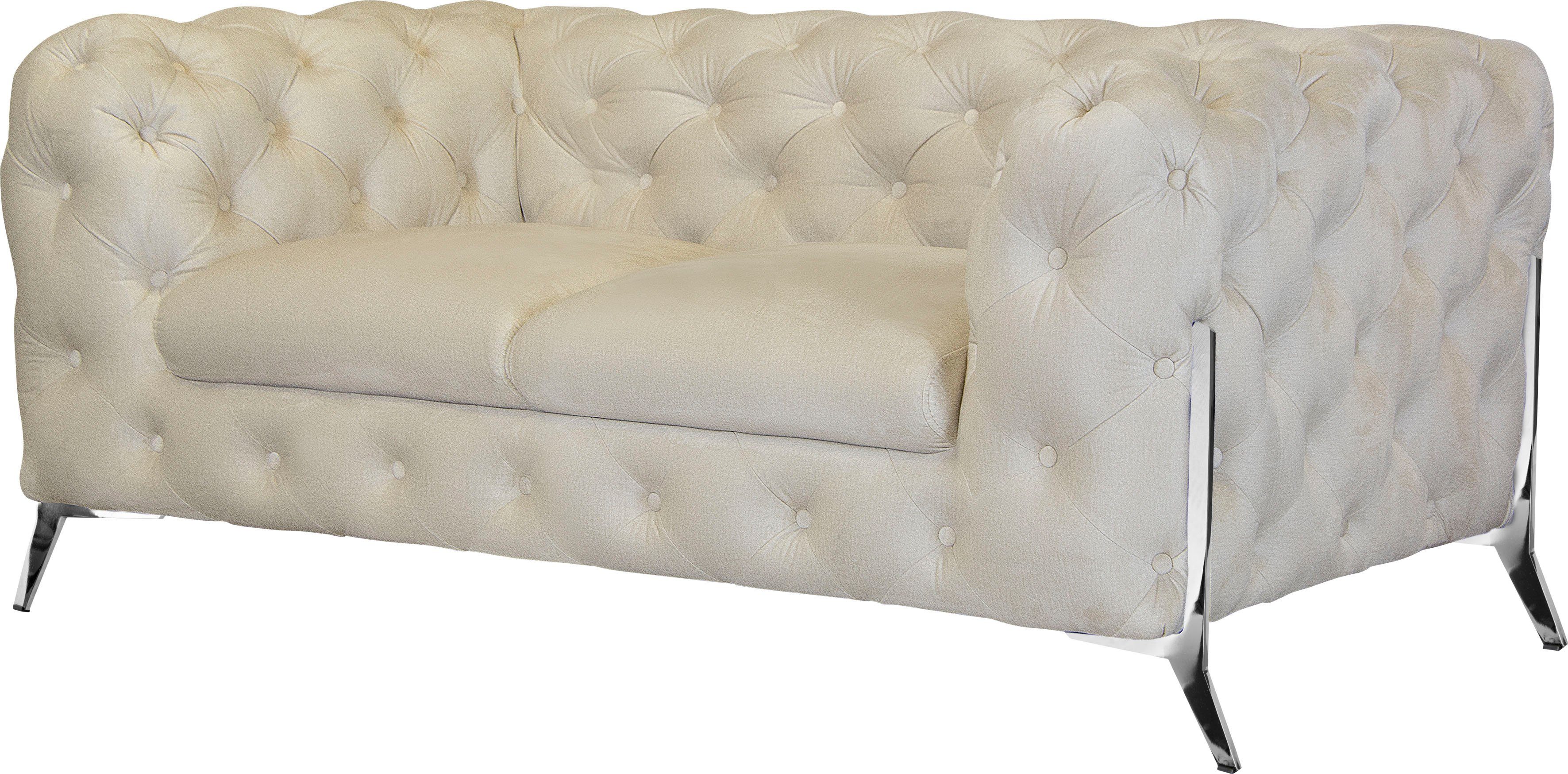 Leonique Chesterfield-bank Amaury luxueuze capitonnage, moderne chesterfield look, kleur van de poten ter keuze