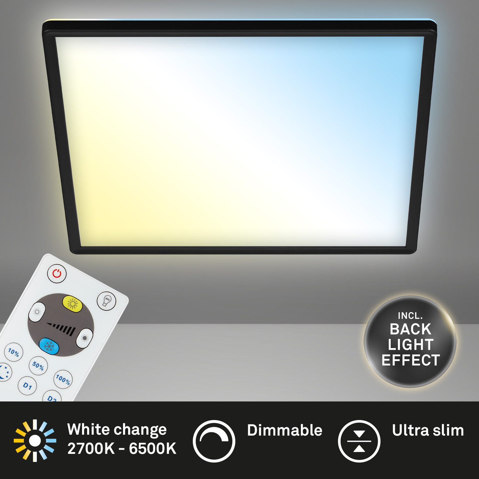 Briloner Leuchten Led-paneel SLIM