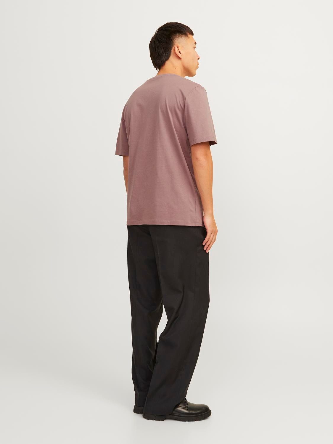 Jack & Jones Shirt met ronde hals JJEORGANIC BASIC TEE SS O-NECK NOOS