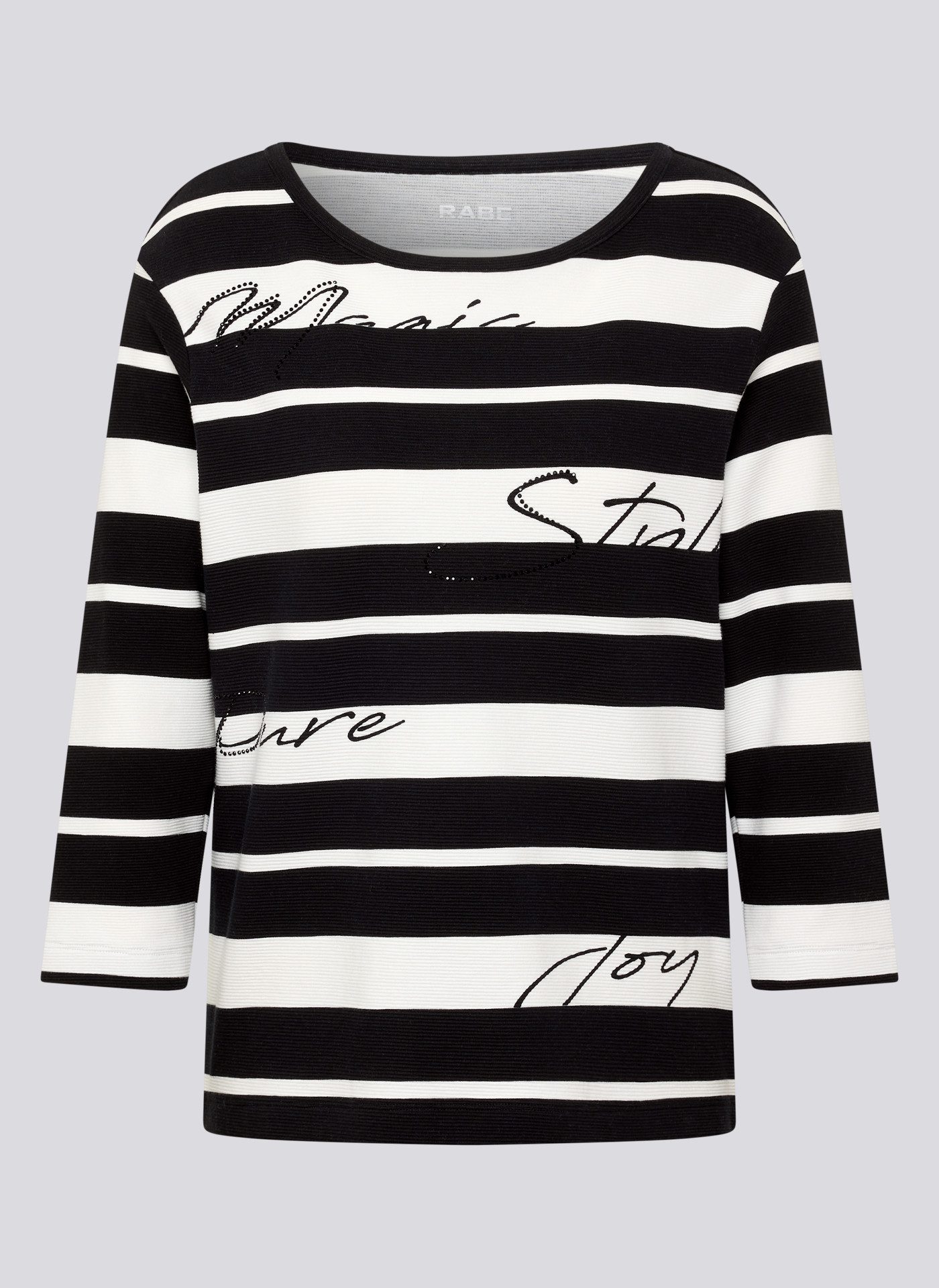 Rabe Shirt met 3/4 mouwen met belettering