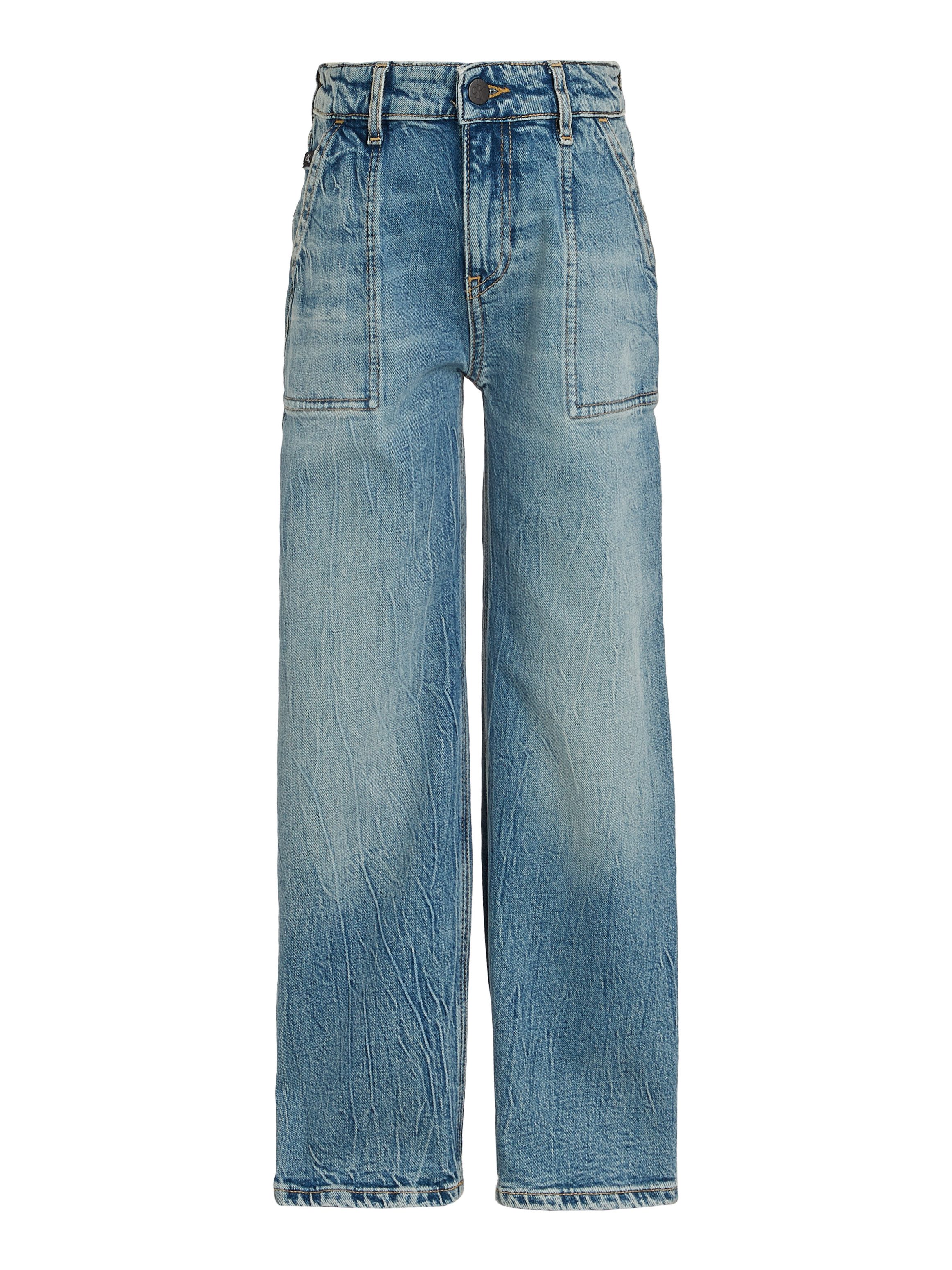 Calvin Klein Regular fit jeans SKATER VISUAL BLUE CF voor kinderen tot 16 jaar
