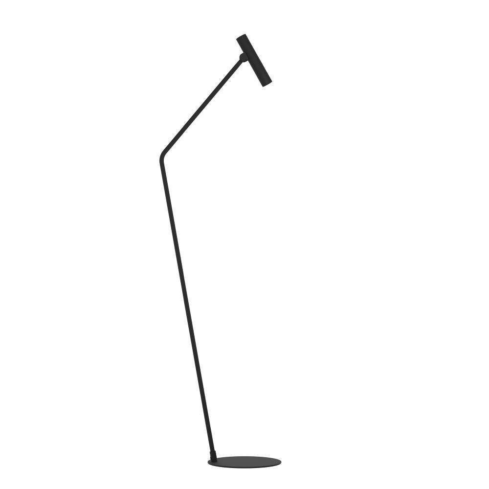 EGLO Staande lamp ALMUDAINA Vloerlamp, metaal in zwart, woonkamerlamp, lamp woonkamer, 157 cm (1 stuk)