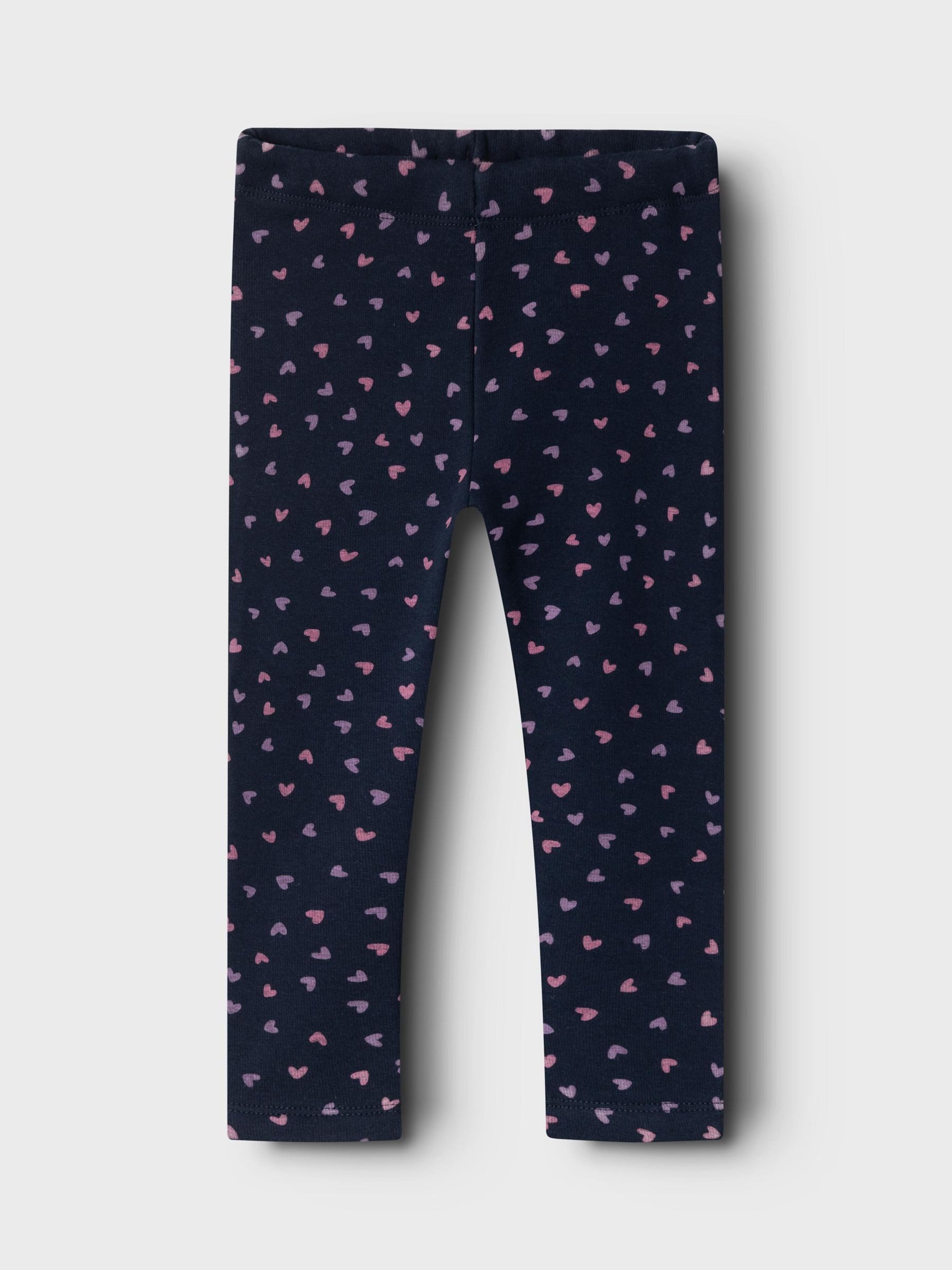Name It Legging Geruwd NMFDAVINA SWEAT FLEECE LEGGING BRU NOOS