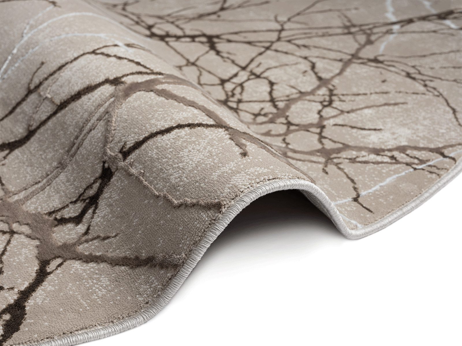 The carpet Vloerkleed Mila moderne woonkamer tapijt met elegant glanzende pool