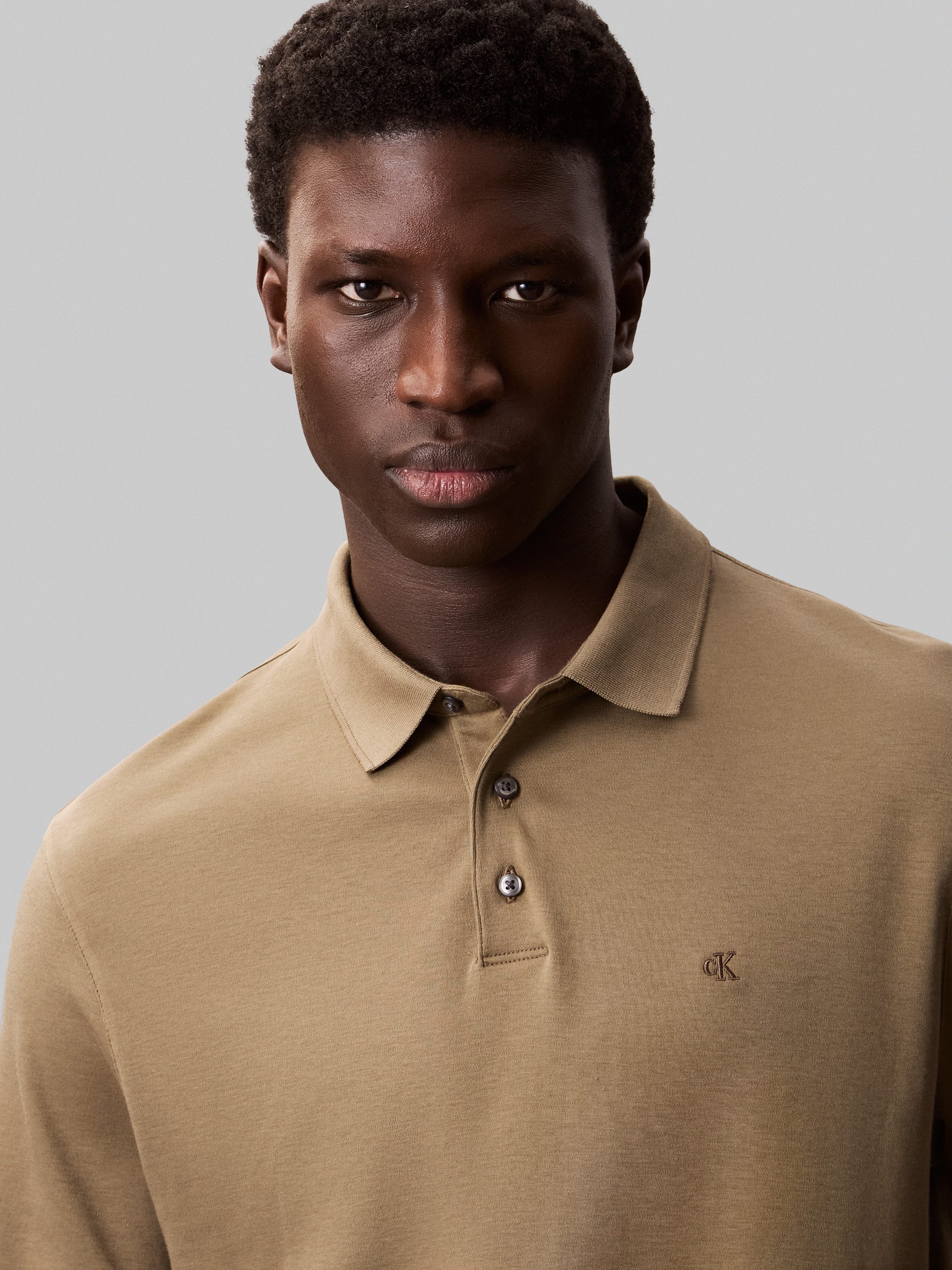 Calvin Klein Poloshirt SS SUPIMA CHEST EMB POLO