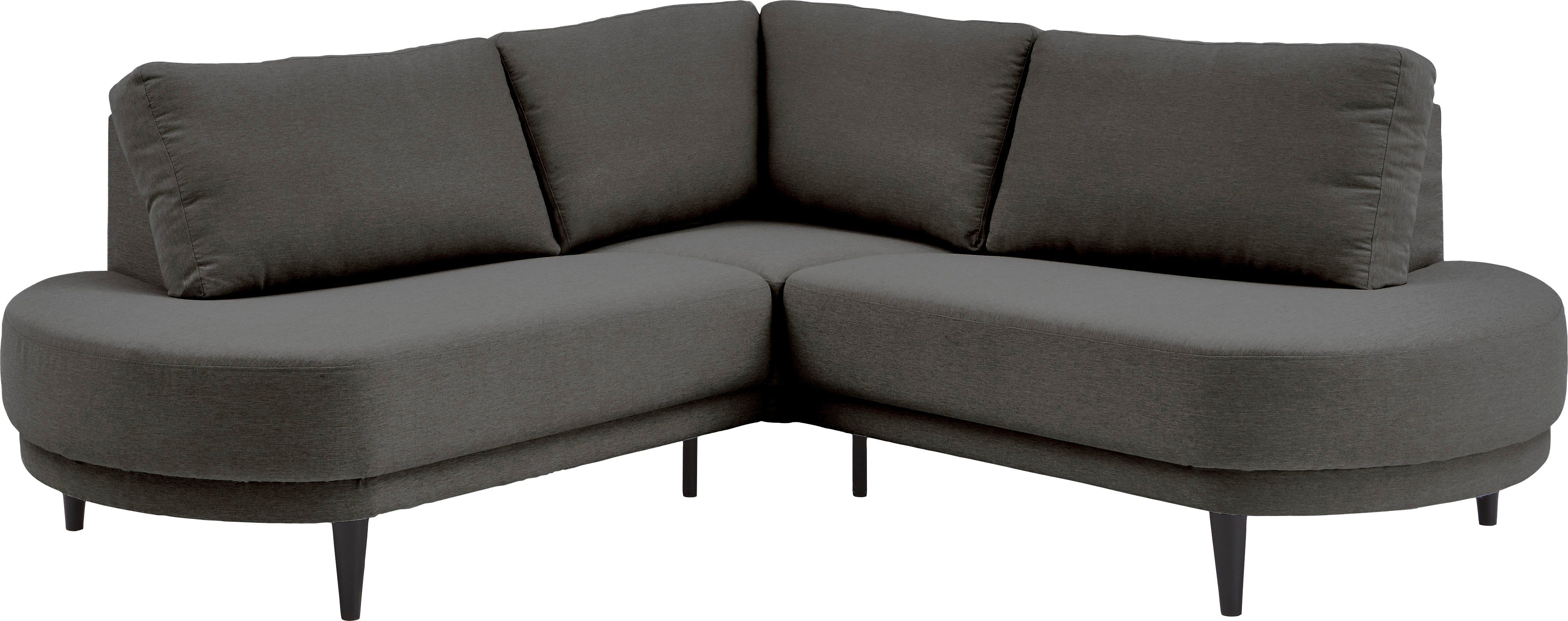 ATLANTIC home collection Hoekbank Ronny L-vorm optioneel in beige, met nosagvering