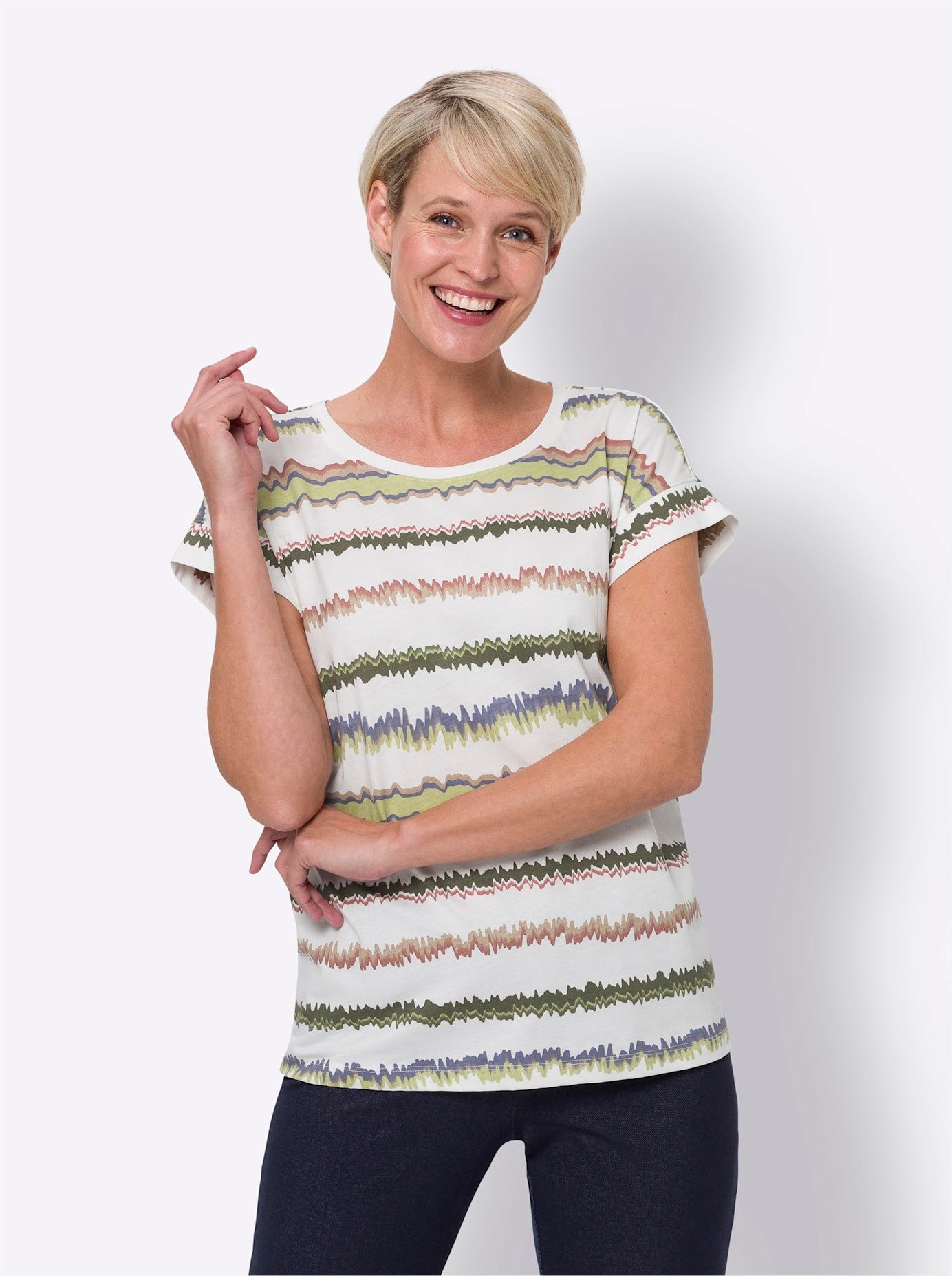 Classic Basics Shirt met ronde hals (1-delig)