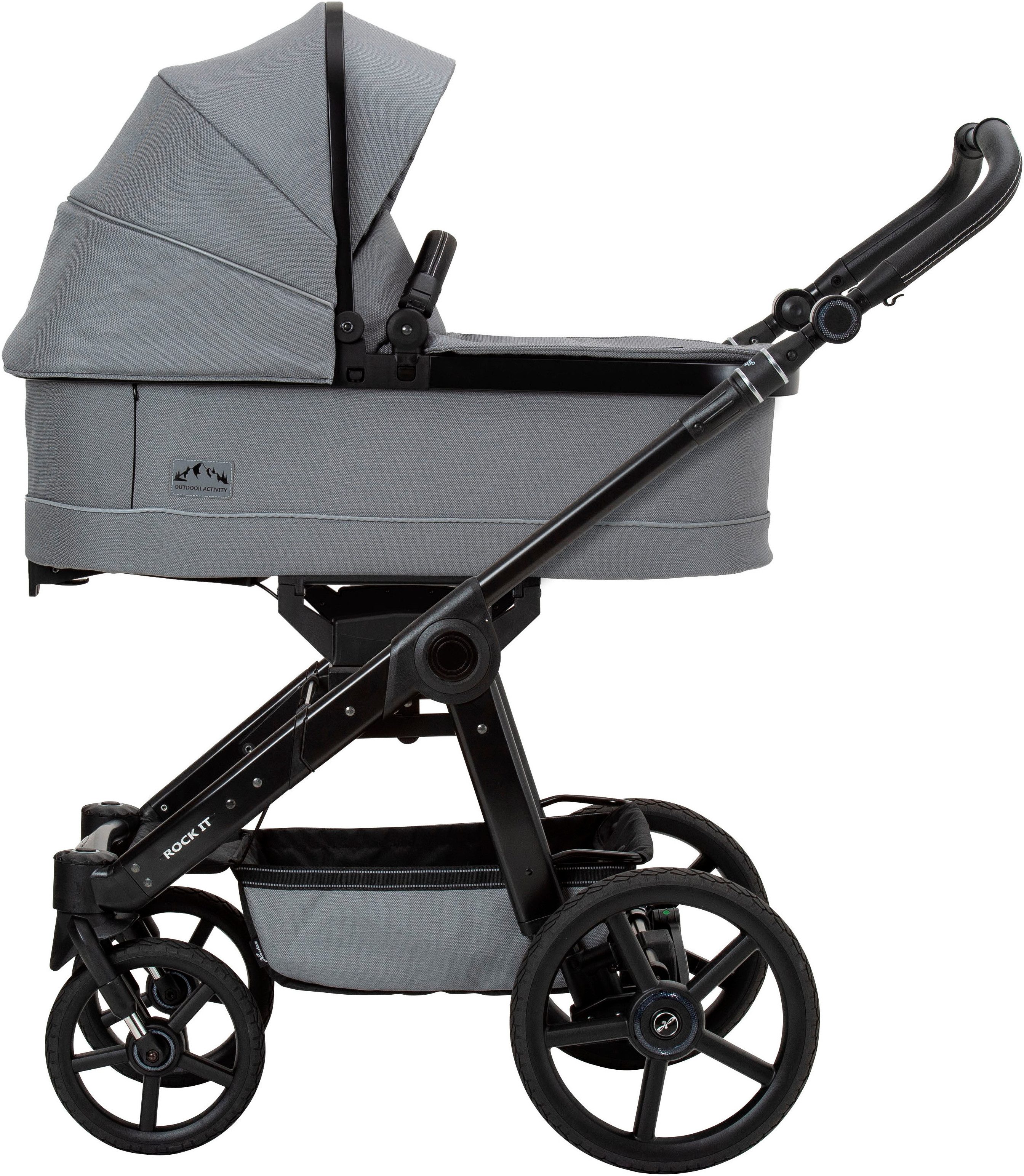 Hartan Combi-kinderwagen Rock it GTR Outdoor met handrem (set)