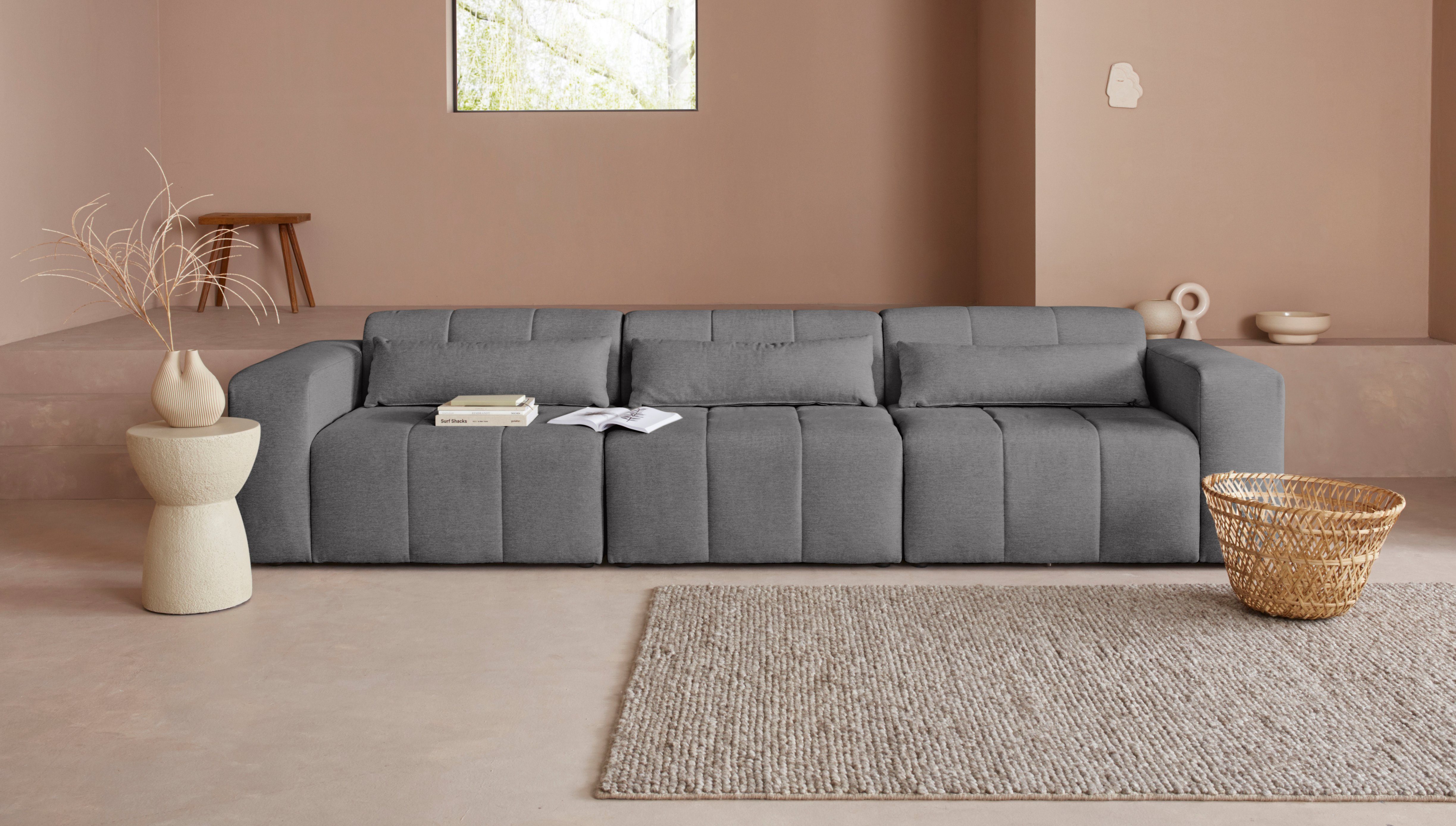 LeGer Home by Lena Gercke Sofaelement Maileen Module fauteuil met armleuning, te verbinden met andere modules van de serie