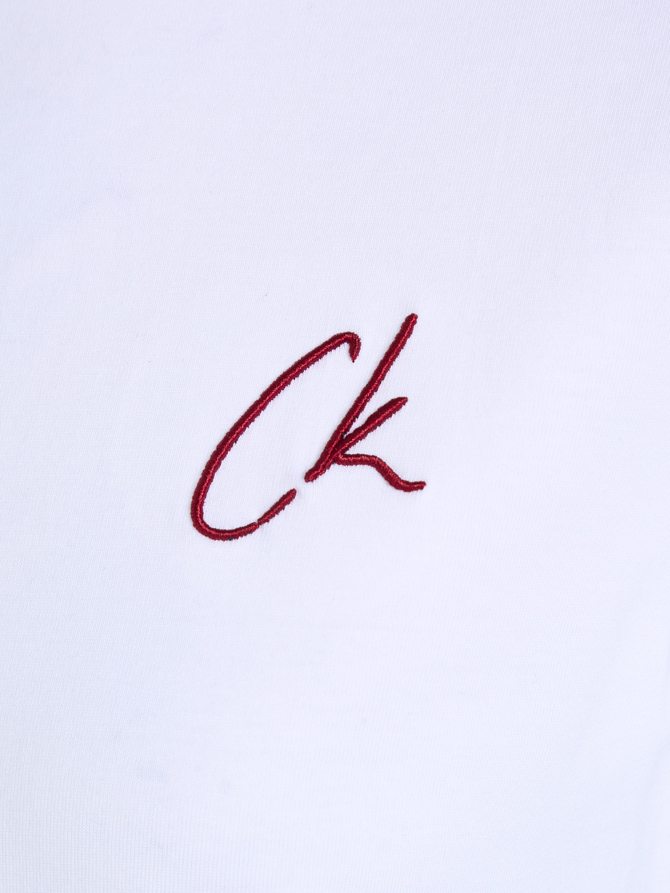 Calvin Klein T-shirt EMBROIDERED CK REGULAR TEE