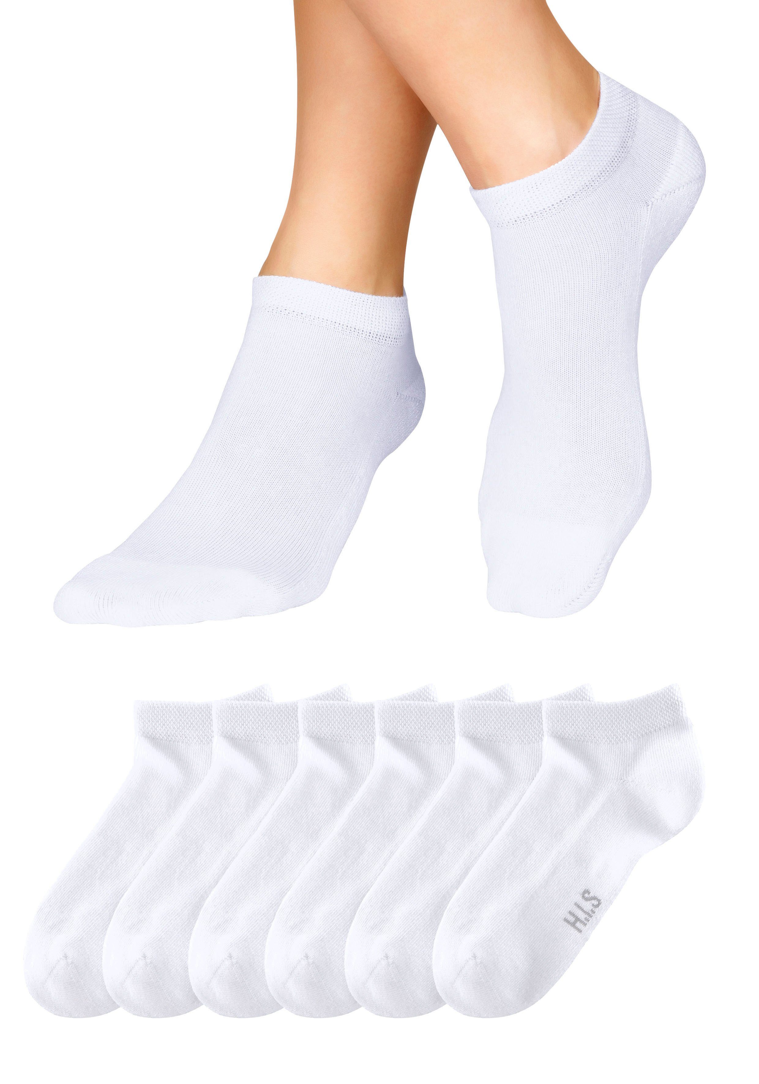 H.I.S Sneakersokken met zachte frottézool (set, 6 paar)