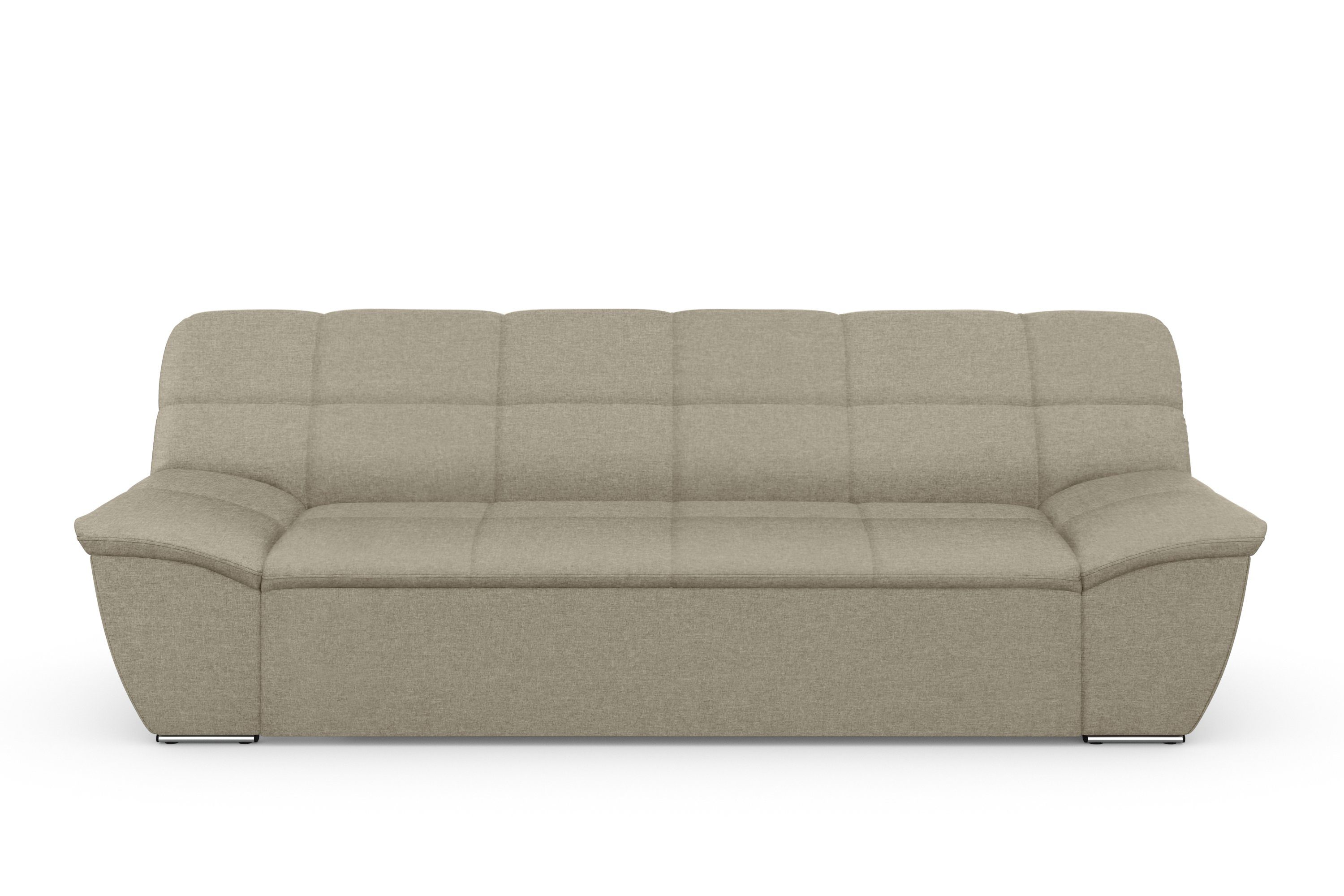 DOMO collection 3-zitsbank Splash, moderne stiksels in de zitting en rug, comfortabel,