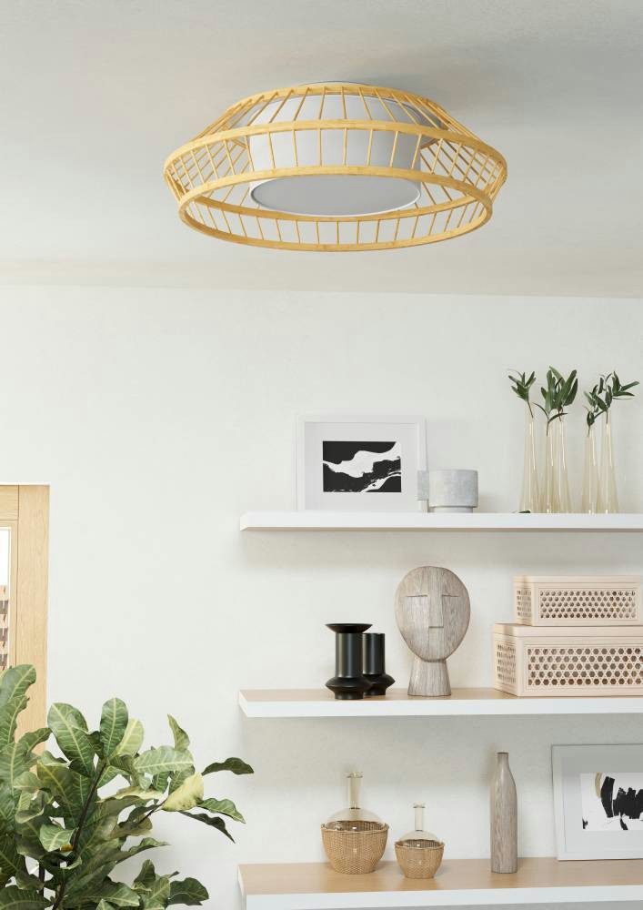 EGLO Plafondlamp YUKU-Z ZigBee, app en spraakbesturing Alexa, RGB, dimbaar, Ø 46 cm (1 stuk)