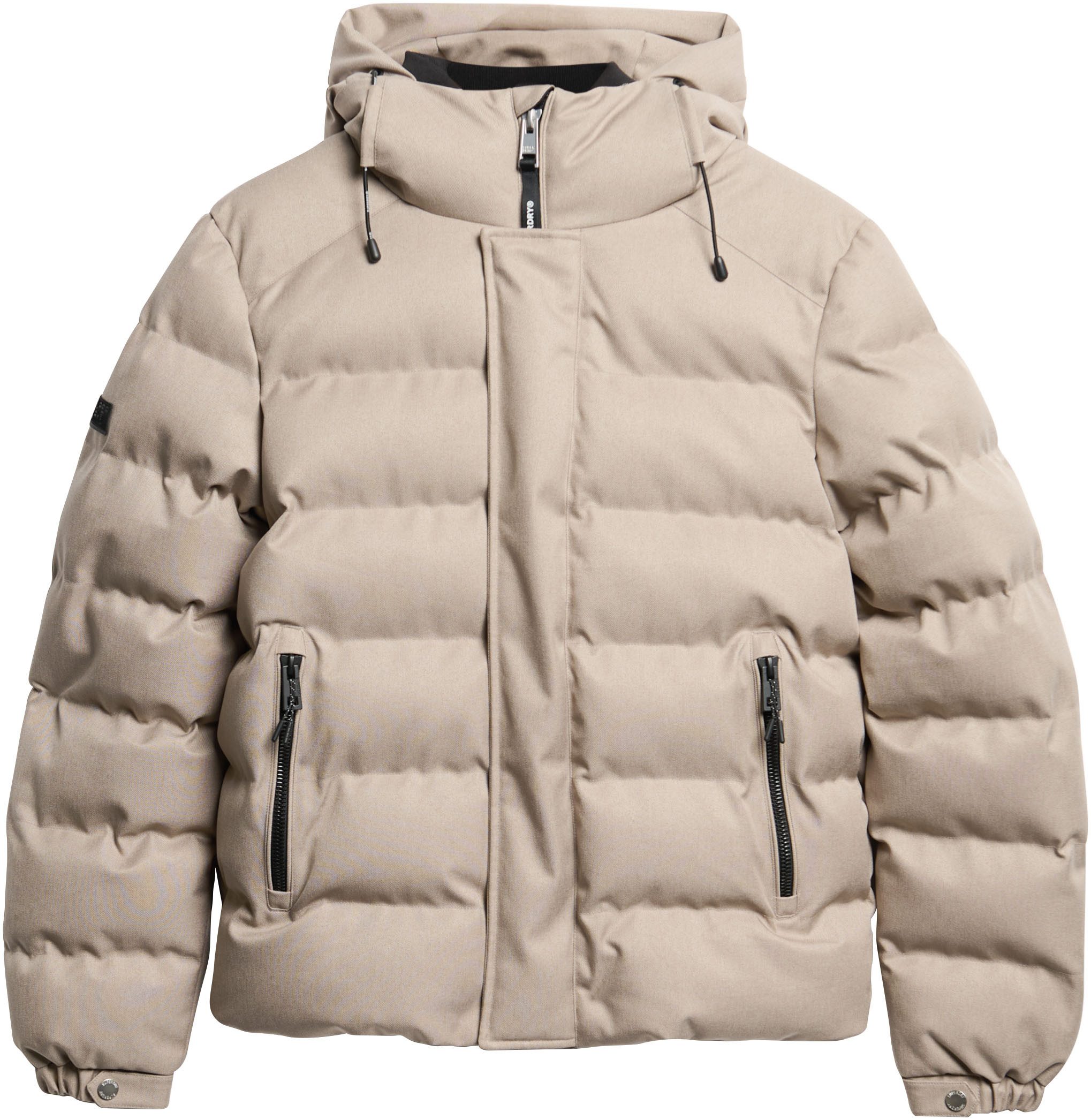 Superdry Gewatteerde jas HOODED TWEED SPORTS PUFFER JKT