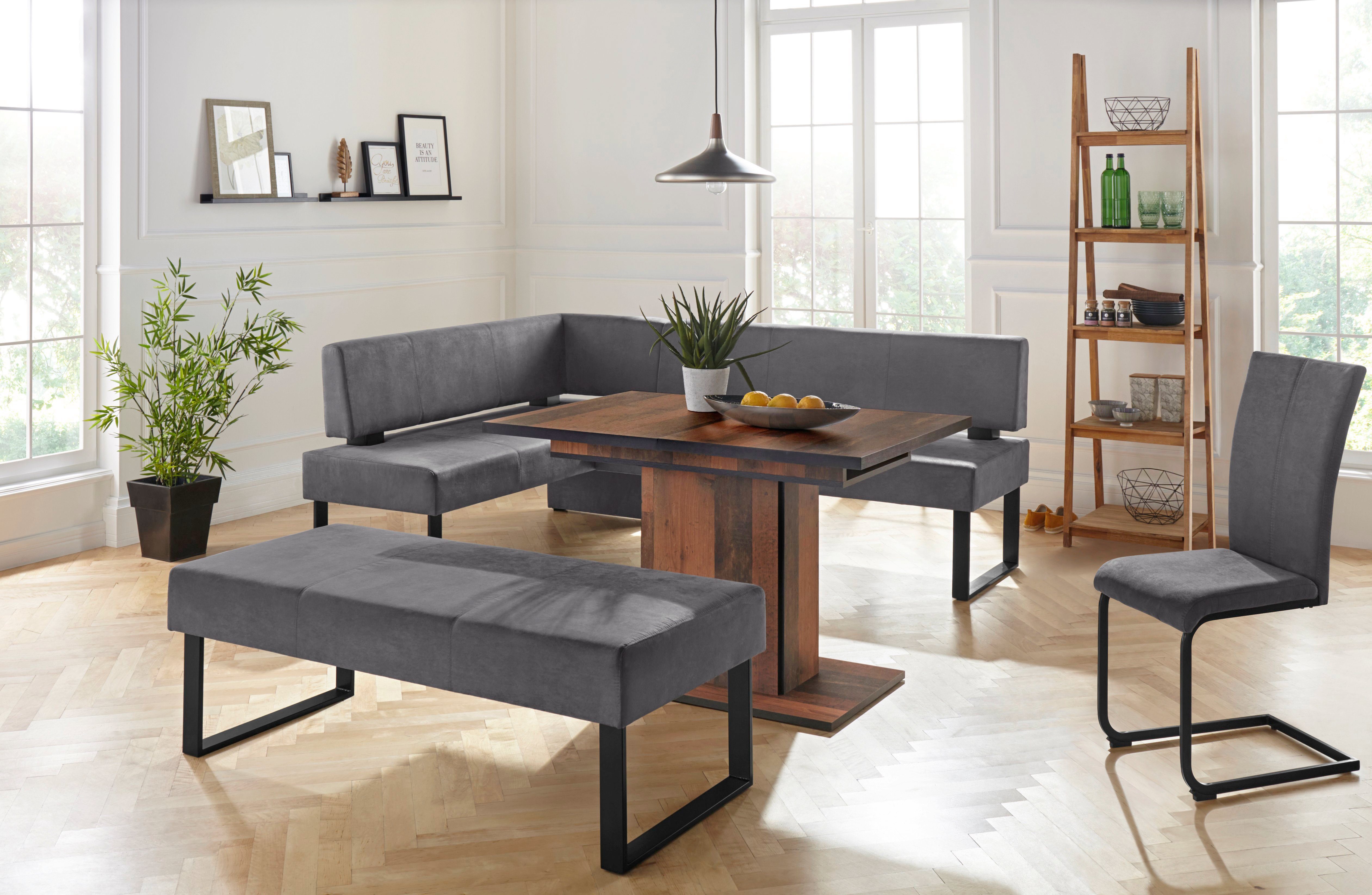 Home affaire Zitbank Oliver Breedte 140 cm, met metalen frame