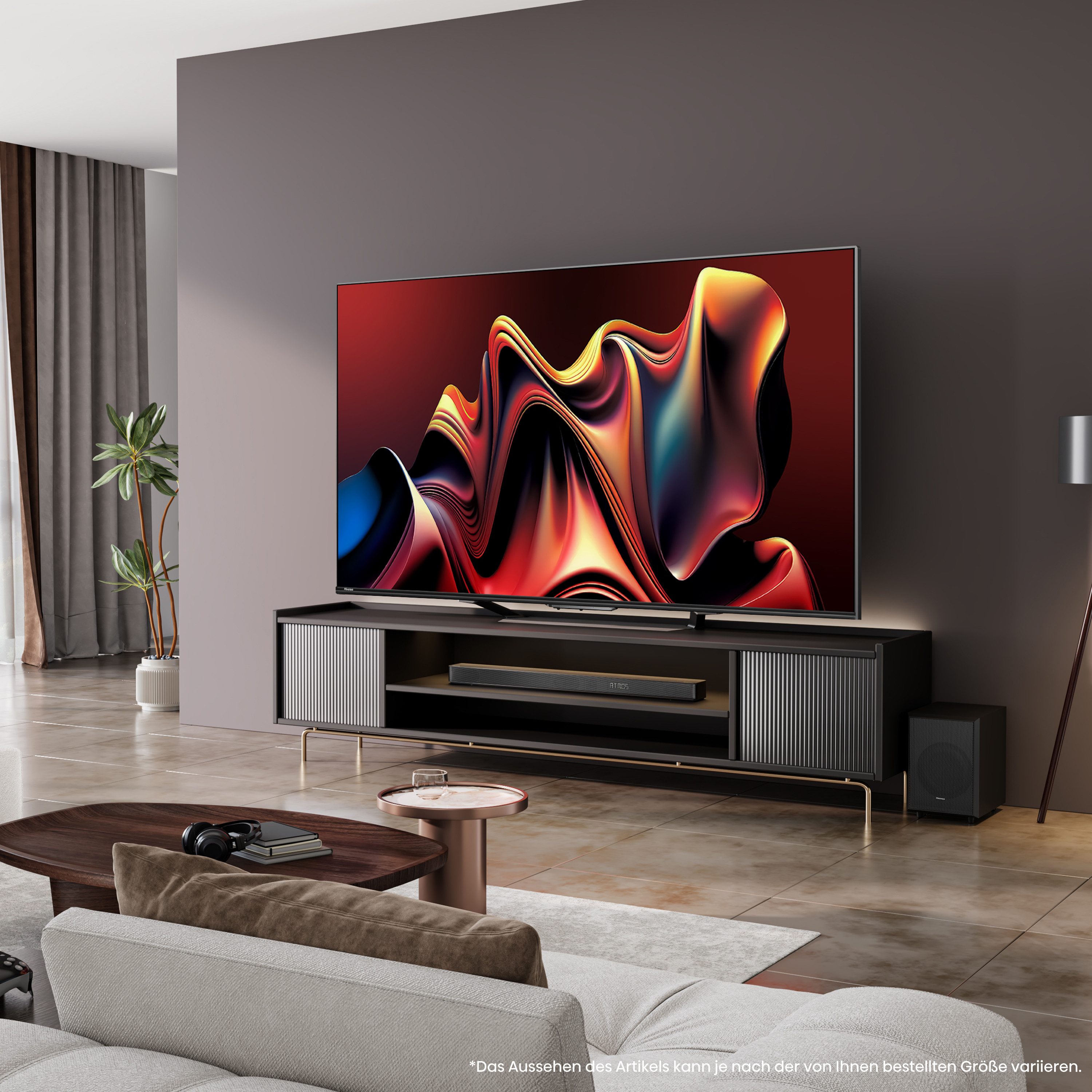 Hisense Mini-led-tv 55U7NQ, 139 cm / 55", 4K Ultra HD, Smart TV, 4k uhd, uled, mini led
