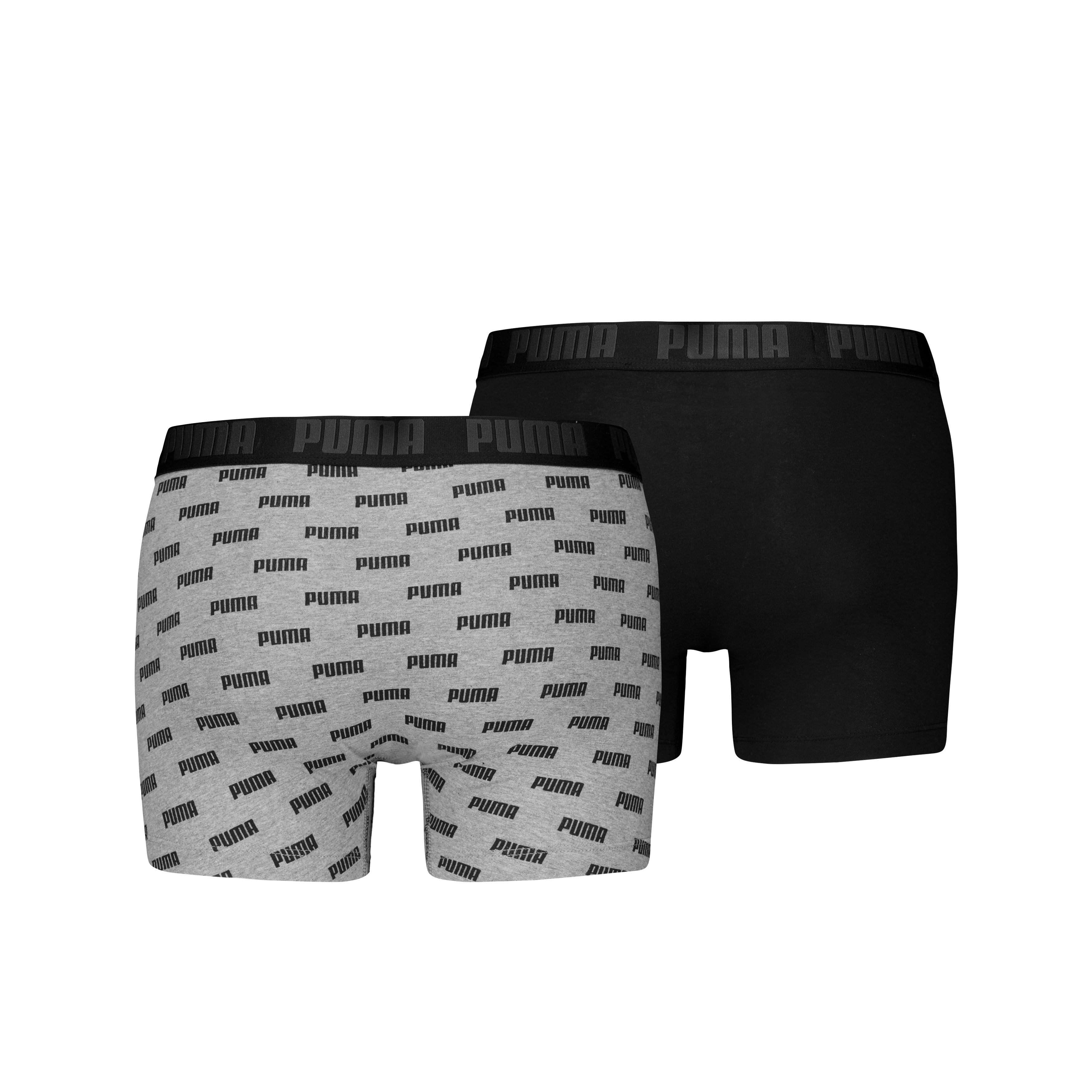 PUMA Boxershort met all-over puma-print (2 stuks, Set van 2)