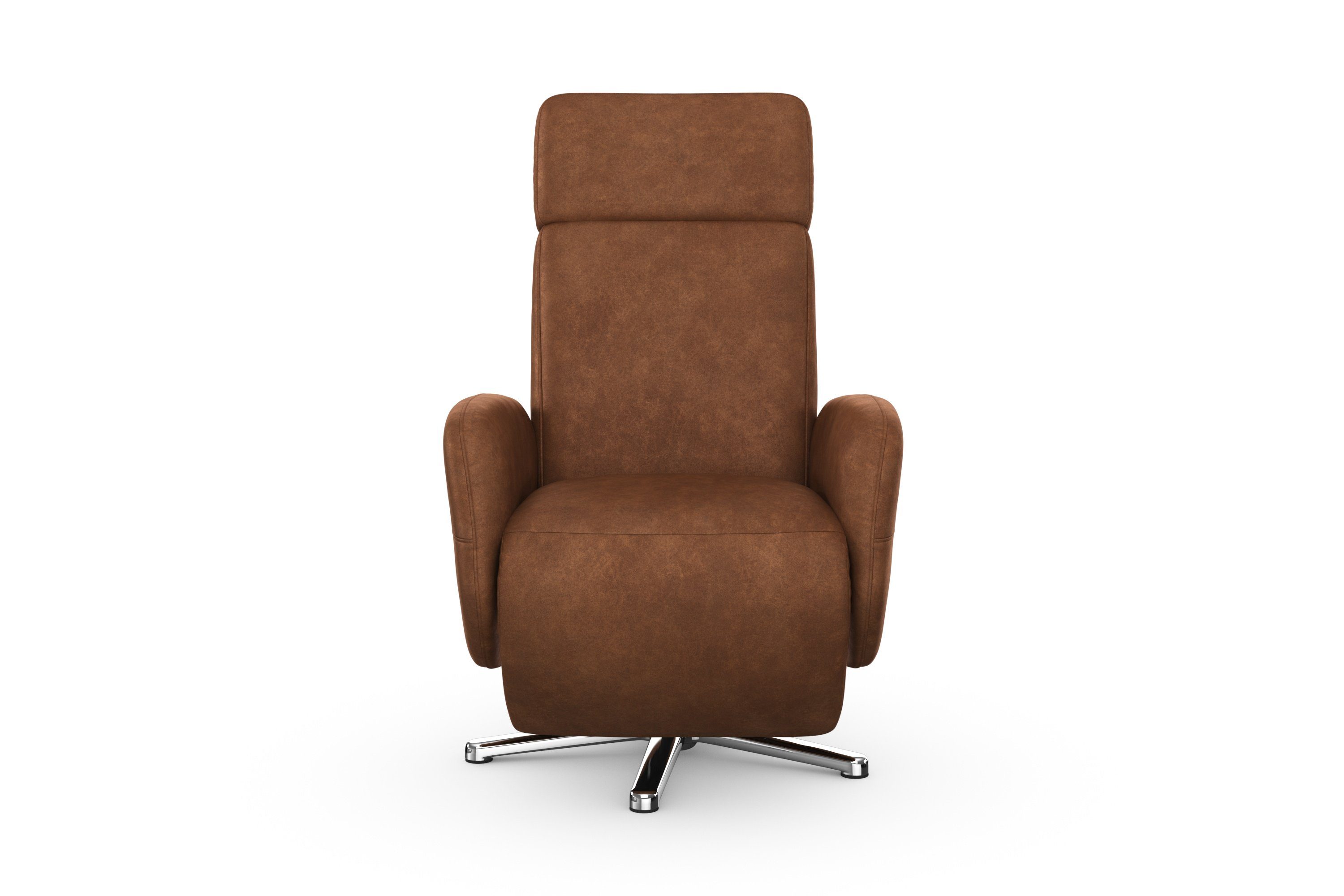 sit&more Relaxfauteuil Grenoble, incl. hoofdsteunverstelling en bekabelde afstandsbediening