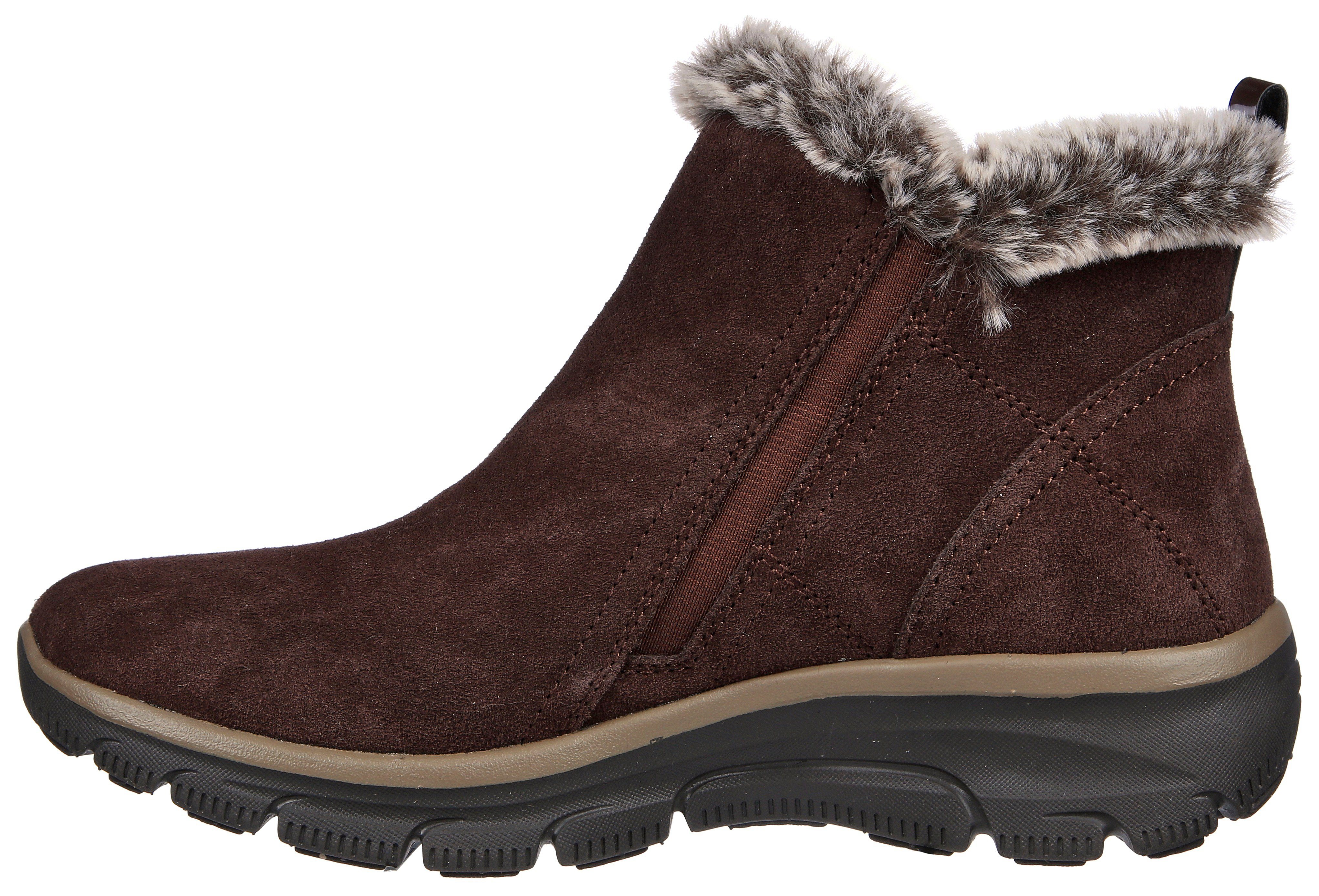 Skechers Winterlaarzen EASY GOING - HIGH ZIP Winterlaars met faux-bont kraag