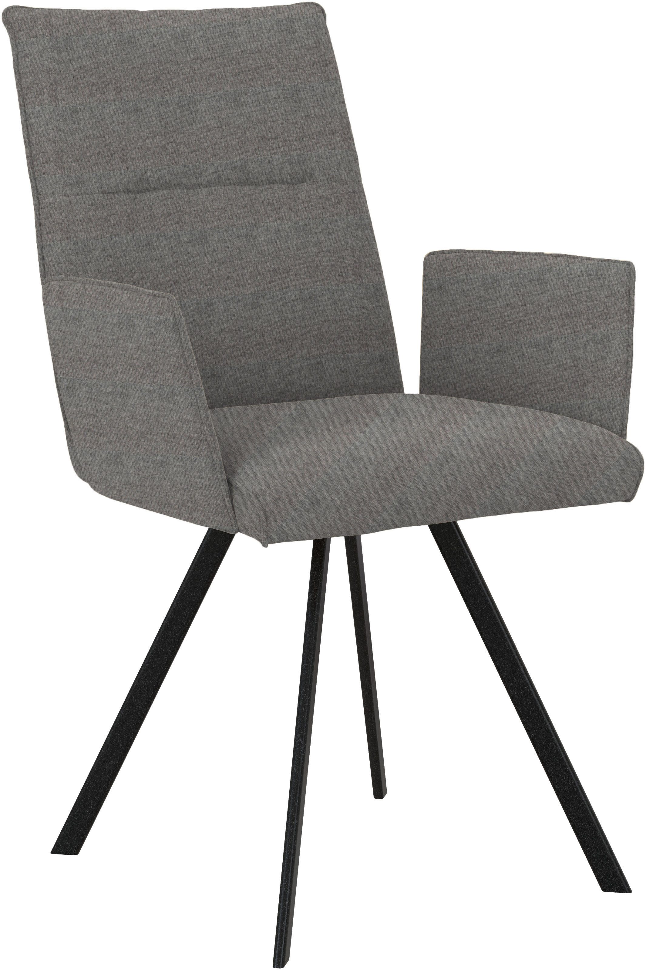 Home affaire Stoel met armleuningen Sava Metalen frame (set, 2 stuks)