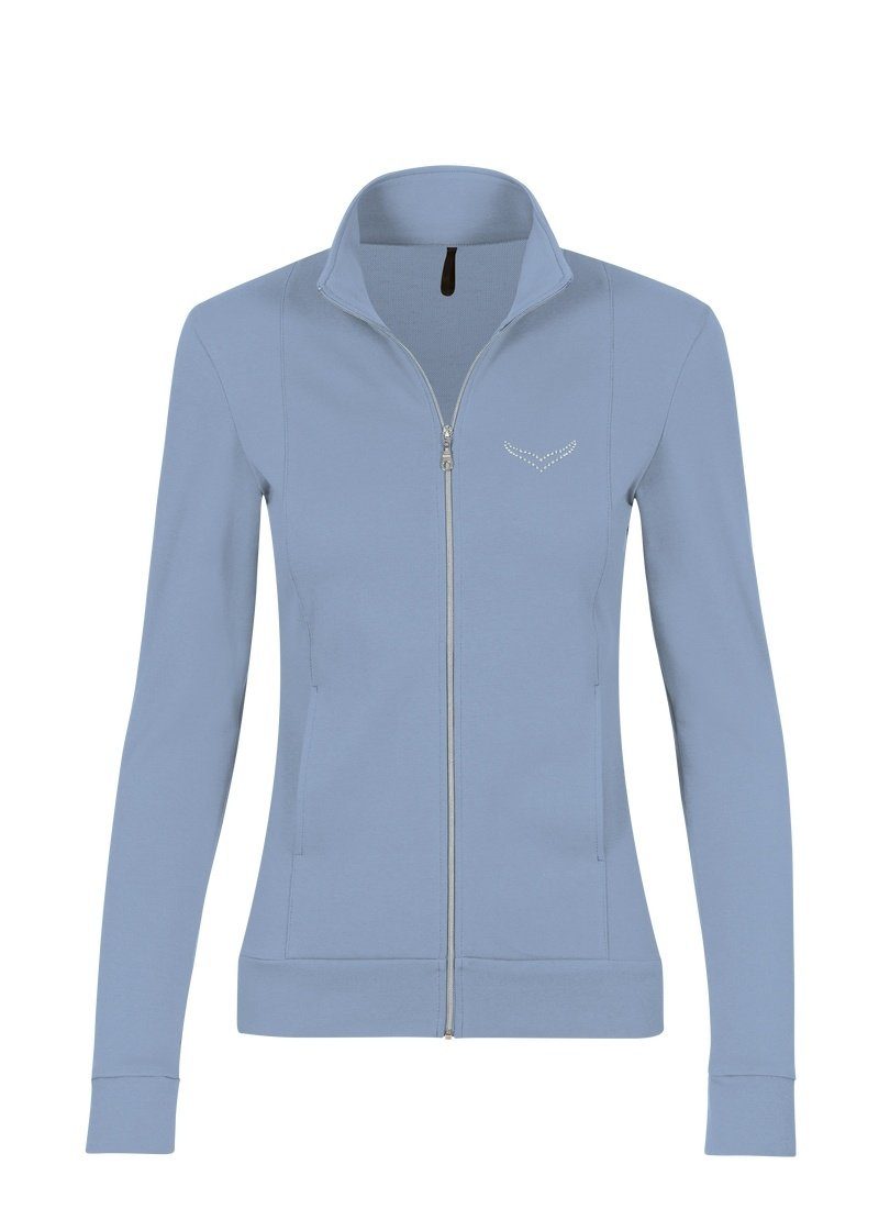 Trigema Sweatvest TRIGEMA jas veredeld met kristallen (1-delig)
