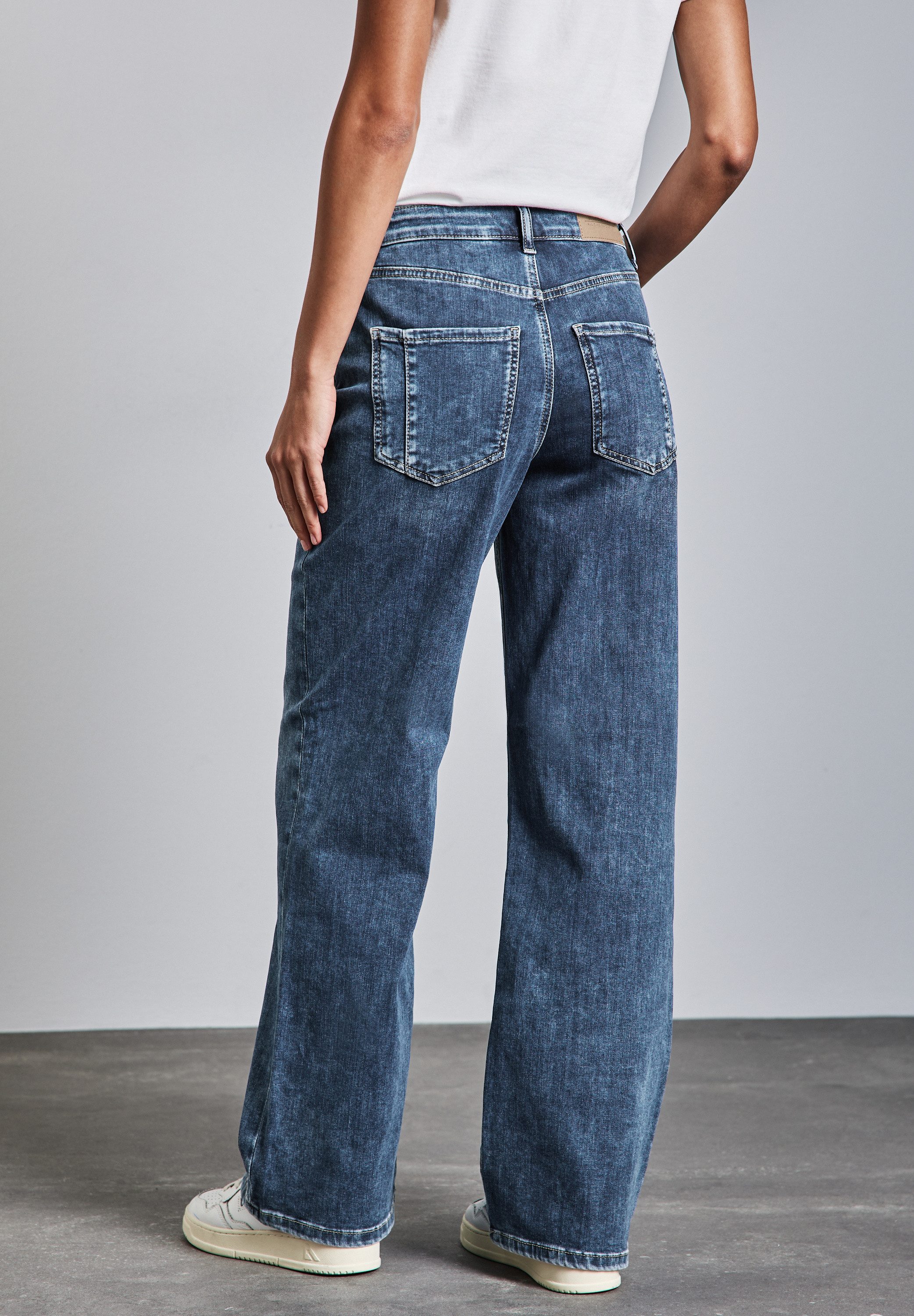 STREET ONE Wijde jeans in five-pocketsstijl