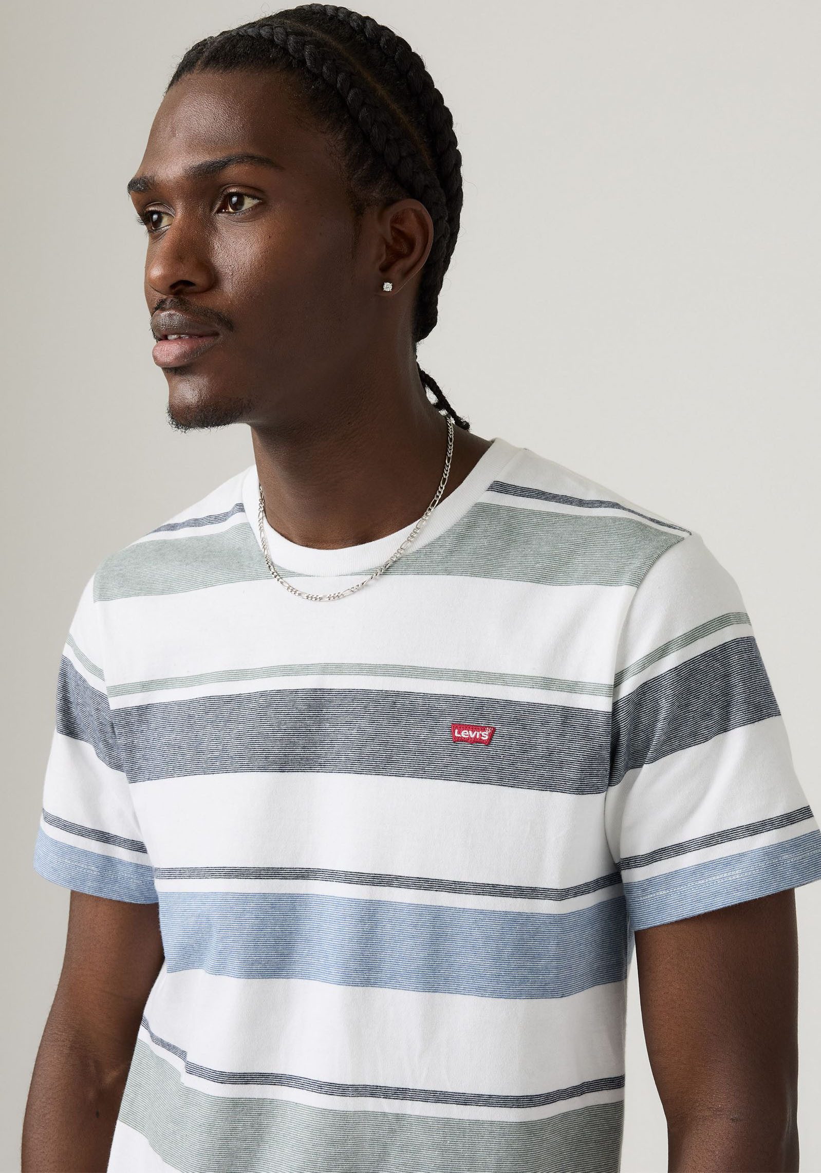 Levi's® T-shirt met gestreept patroon