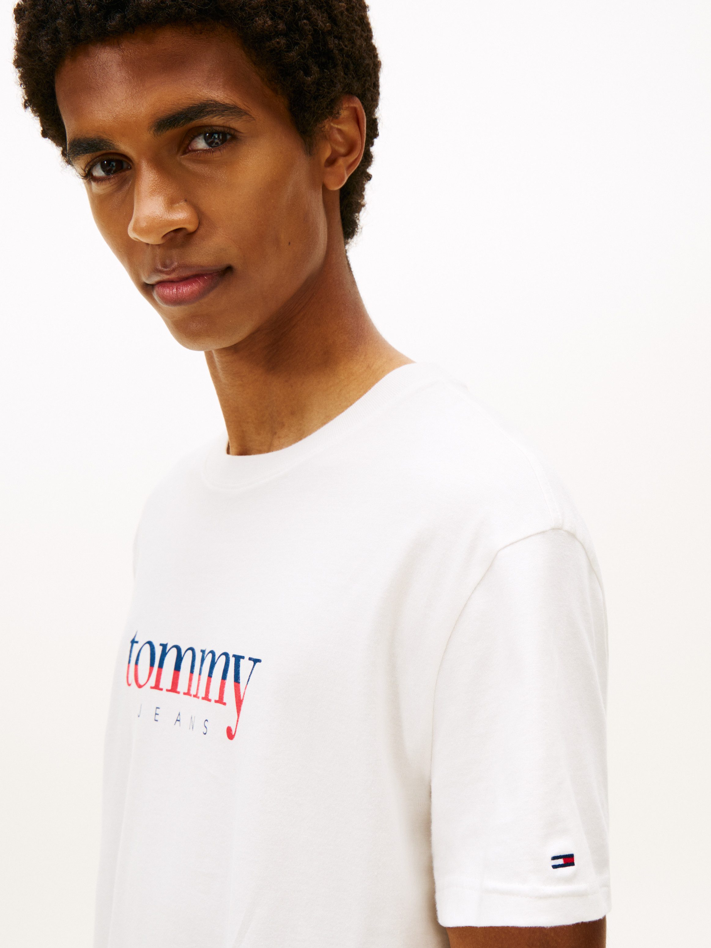 TOMMY JEANS T-shirt Van jersey met logo