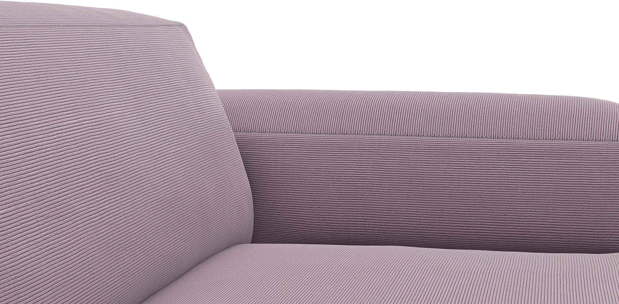 FLEXLUX Hoekbank Lucera Chaise longue rechts of links, L-vorm, comfortabel
