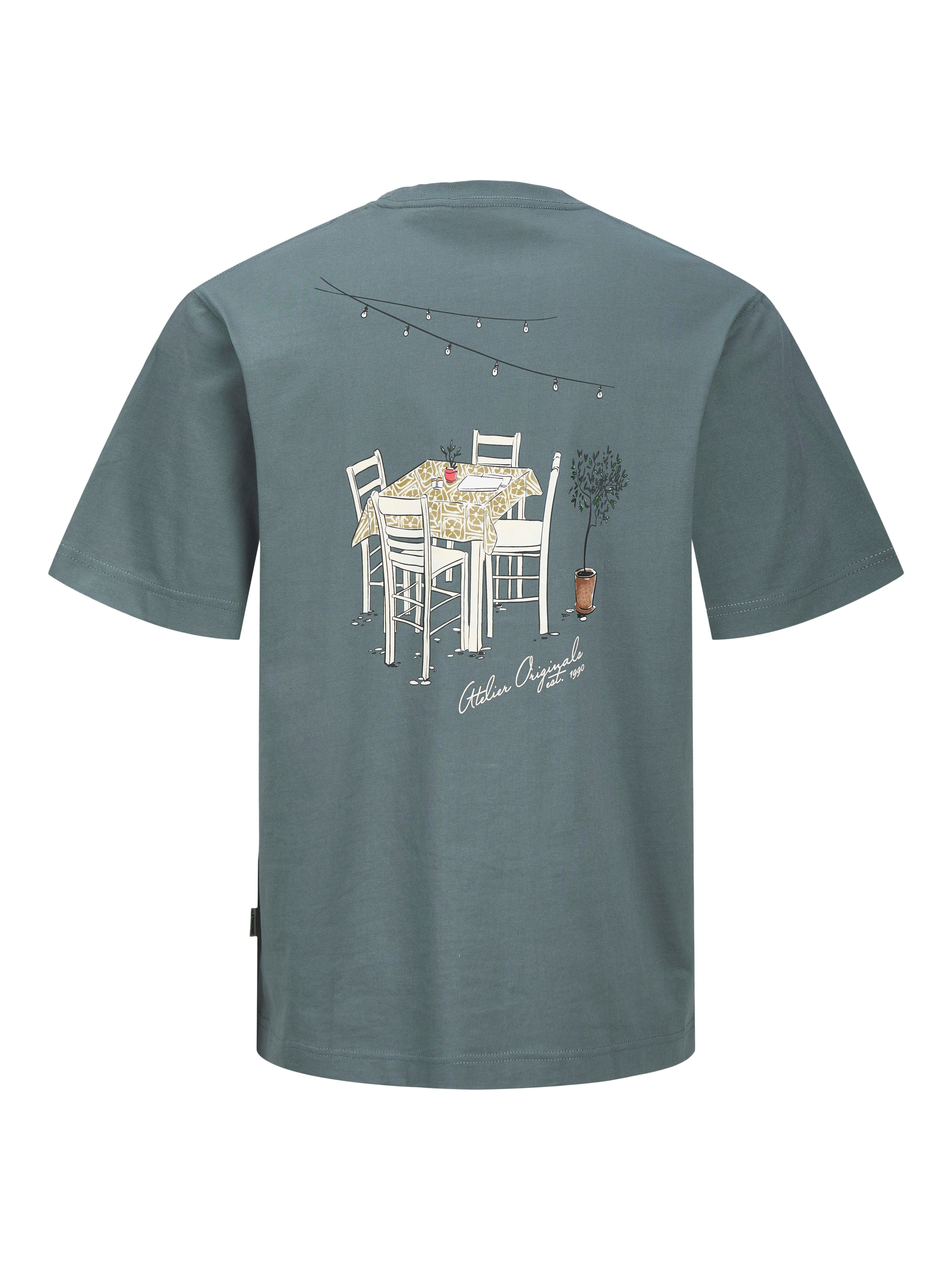 Jack & Jones T-shirt JORISLINGTON BACK TEE SS CREW NECK SN