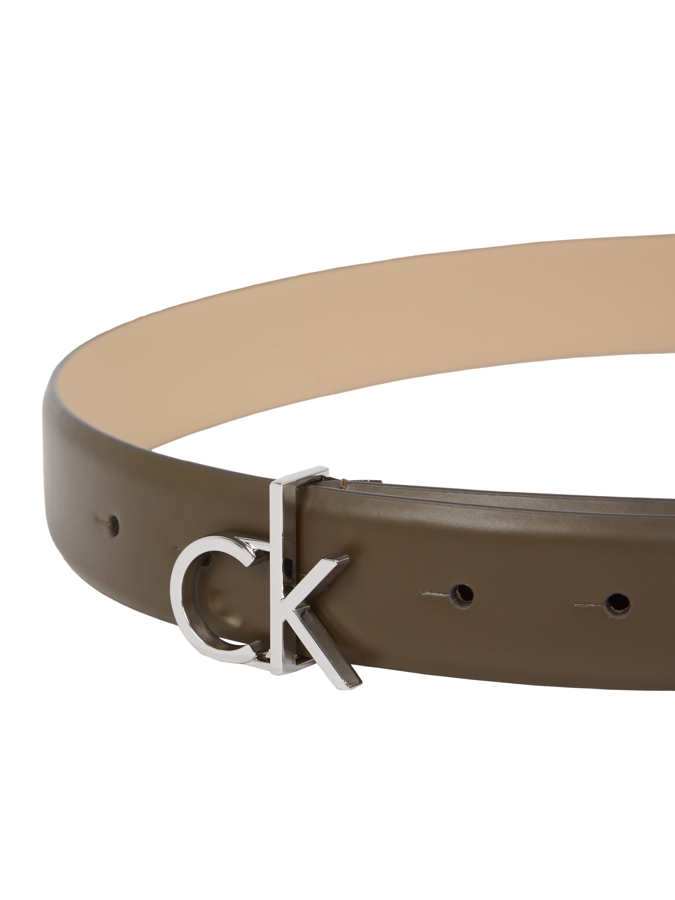 Calvin Klein Leren riem CK BUCKLE BELT 3.0_SMOOTH