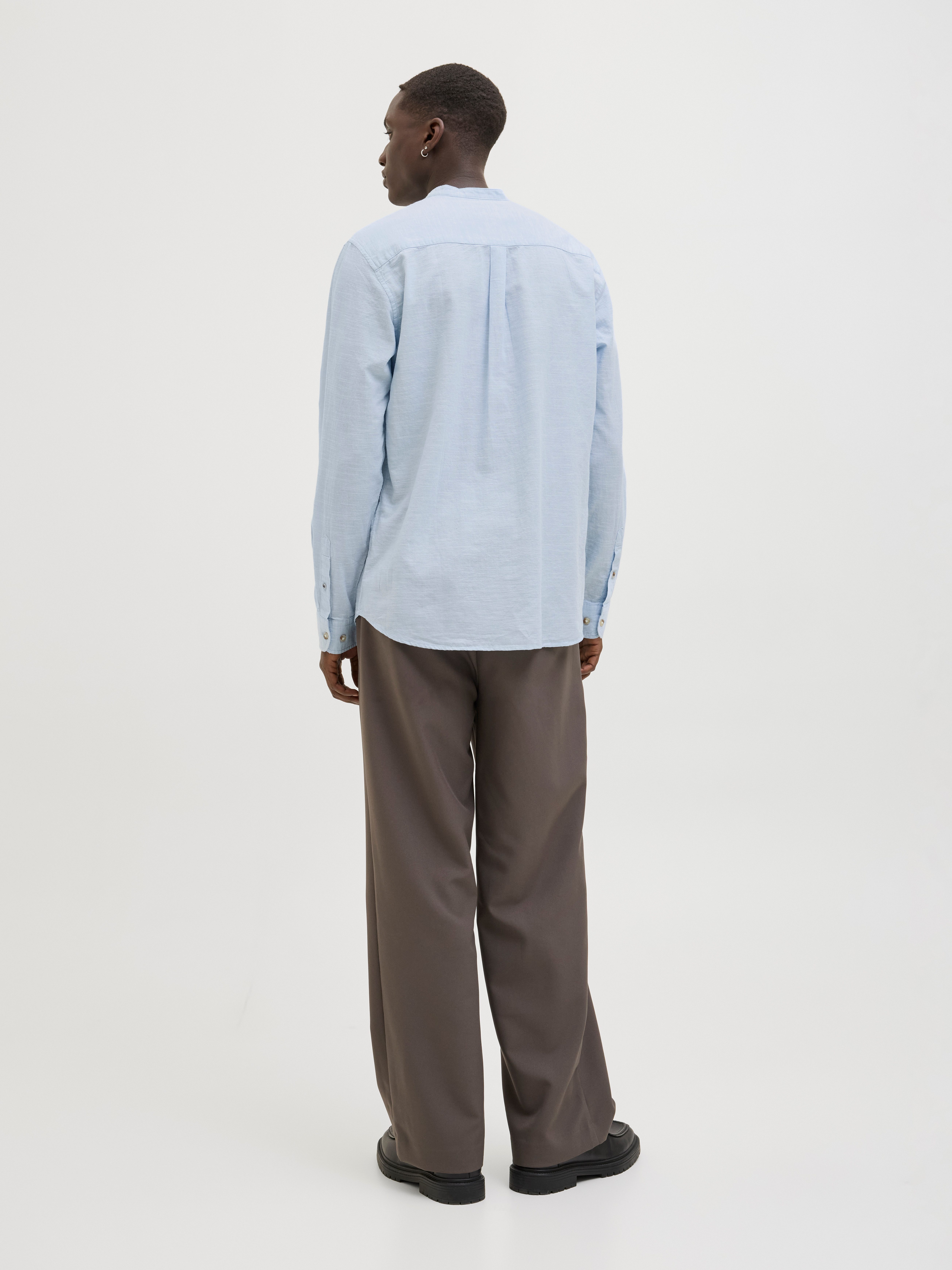 Jack & Jones Overhemd met lange mouwen JJESUMMER BAND SHIRT LS SN