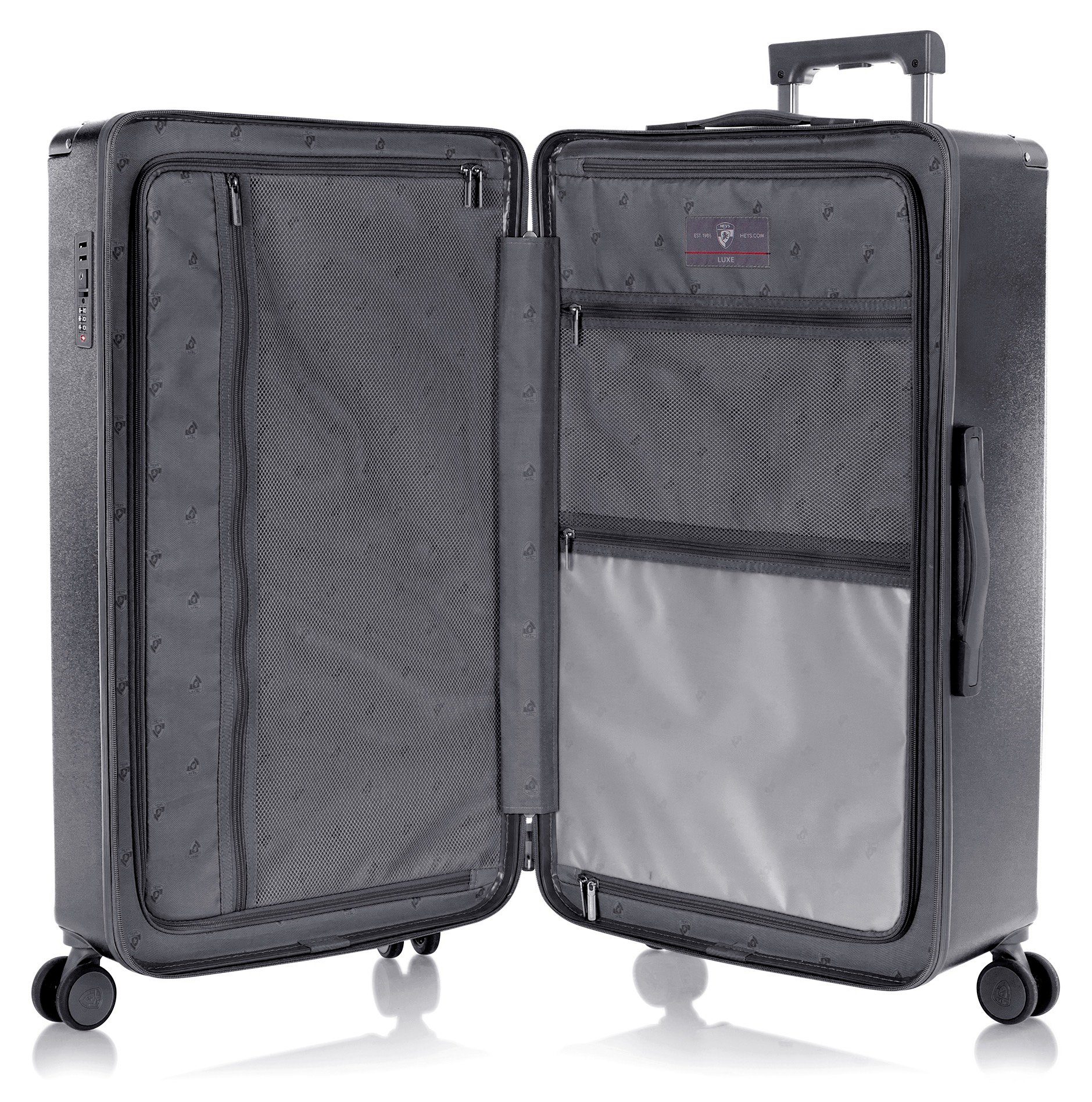 Heys Hardshell-trolley Luxe in verschillende kleuren en maten x Joachim Llambi harde koffer volumevergroting