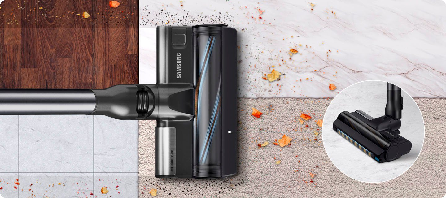 Samsung Accu-stofzuiger BESPOKE Jet pro extra VS20A95973B/WA, blauw