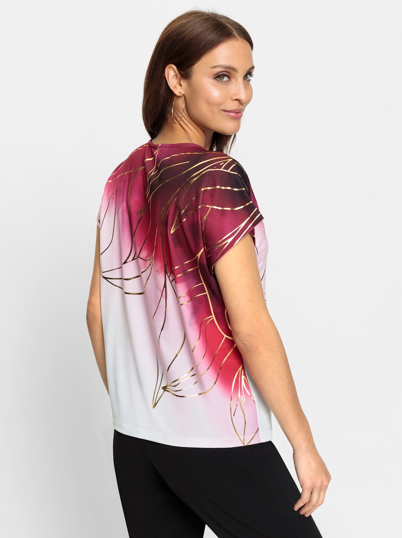 Lady Shirt met korte mouwen Shirt (1-delig)