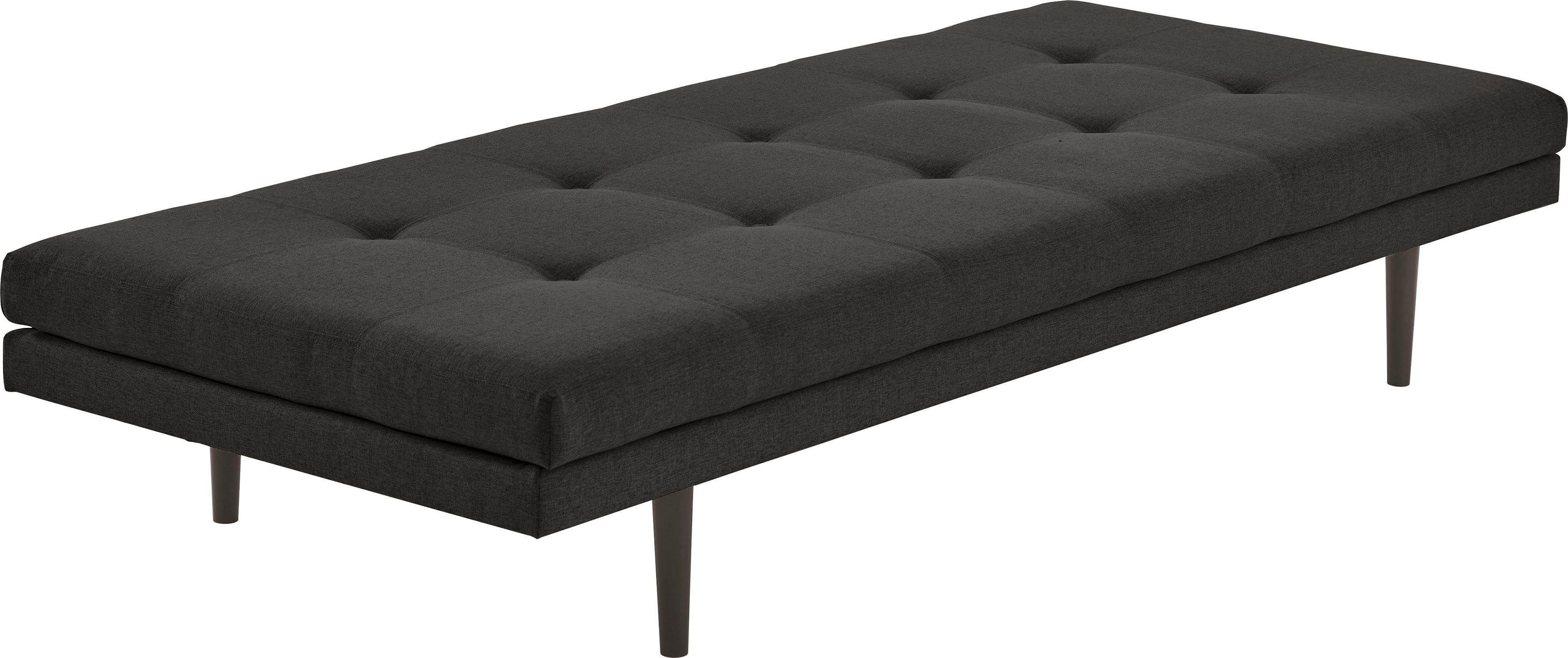 ATLANTIC home collection Chaise-longue Bergen Daybed in Japanse stijl, inclusief vast te zetten sluimerrol