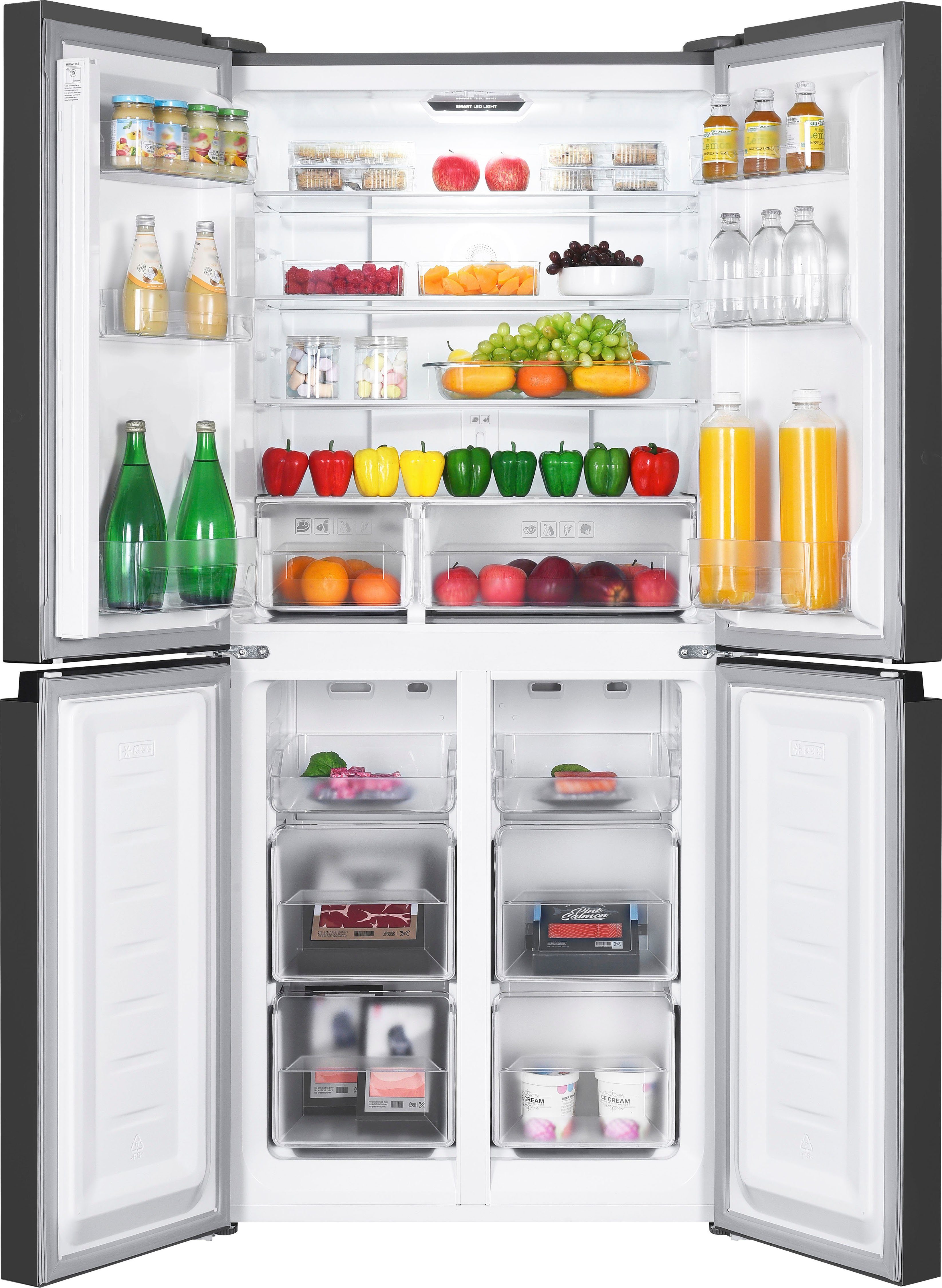 Hanseatic MultiDoor HCDC18080CI NoFrost, display, deuralarm