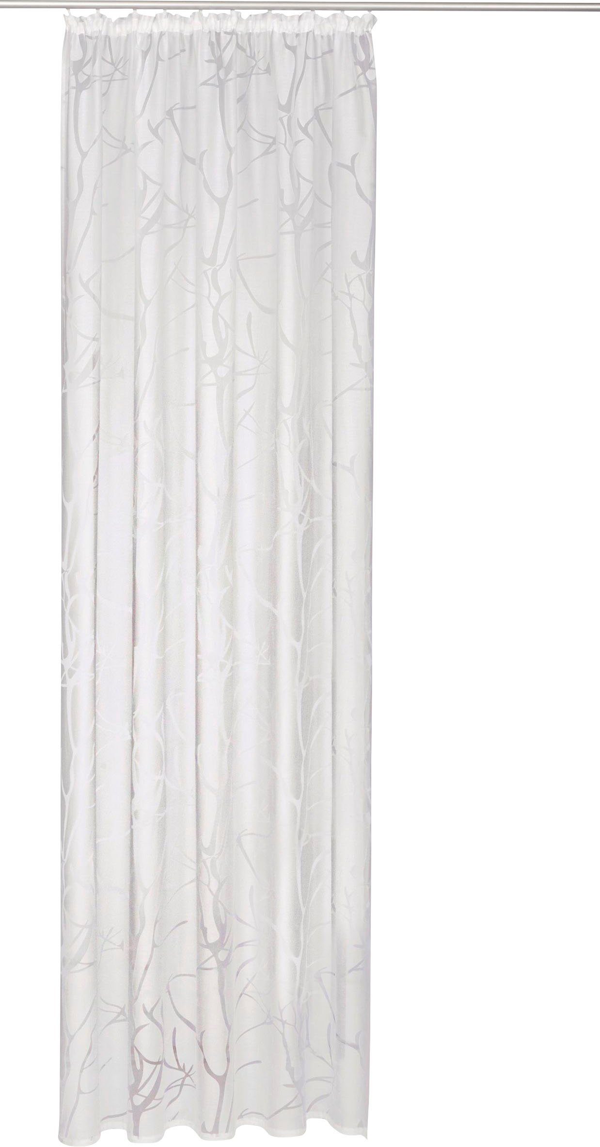 my home Gordijn ANNA Viscose, polyester, takkenmotief (1 stuk)